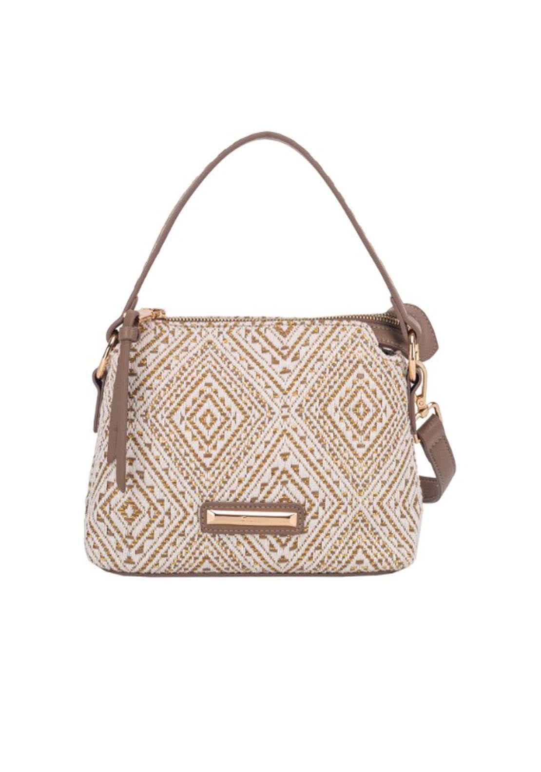 Gionni Atlantis Crossbody Bag - Taupe 1 Shaws Department Stores