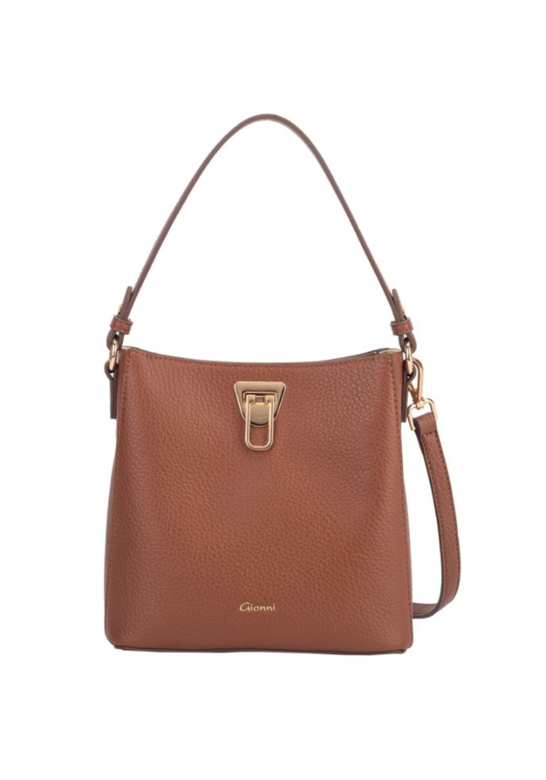 Gionni Starfish Crossbody With Lock - Tan 1 Shaws Department Stores