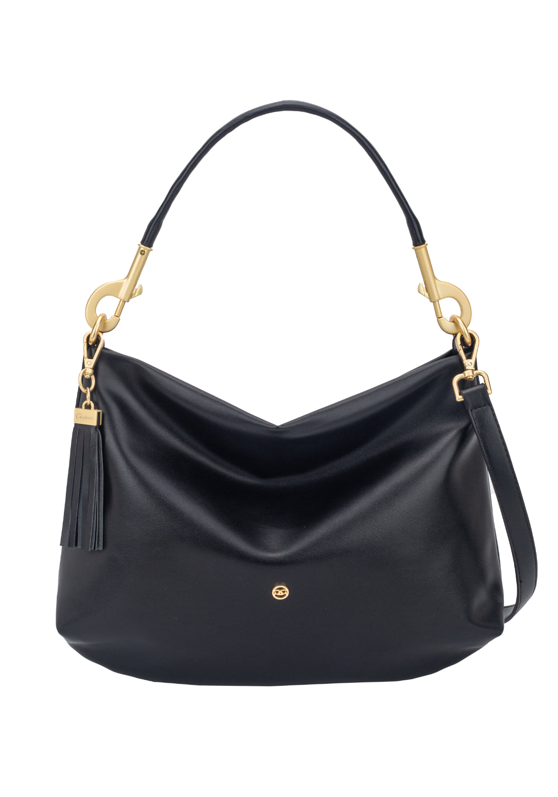 Gionni Sapphire Medium Hobo Bag - Black 1 Shaws Department Stores