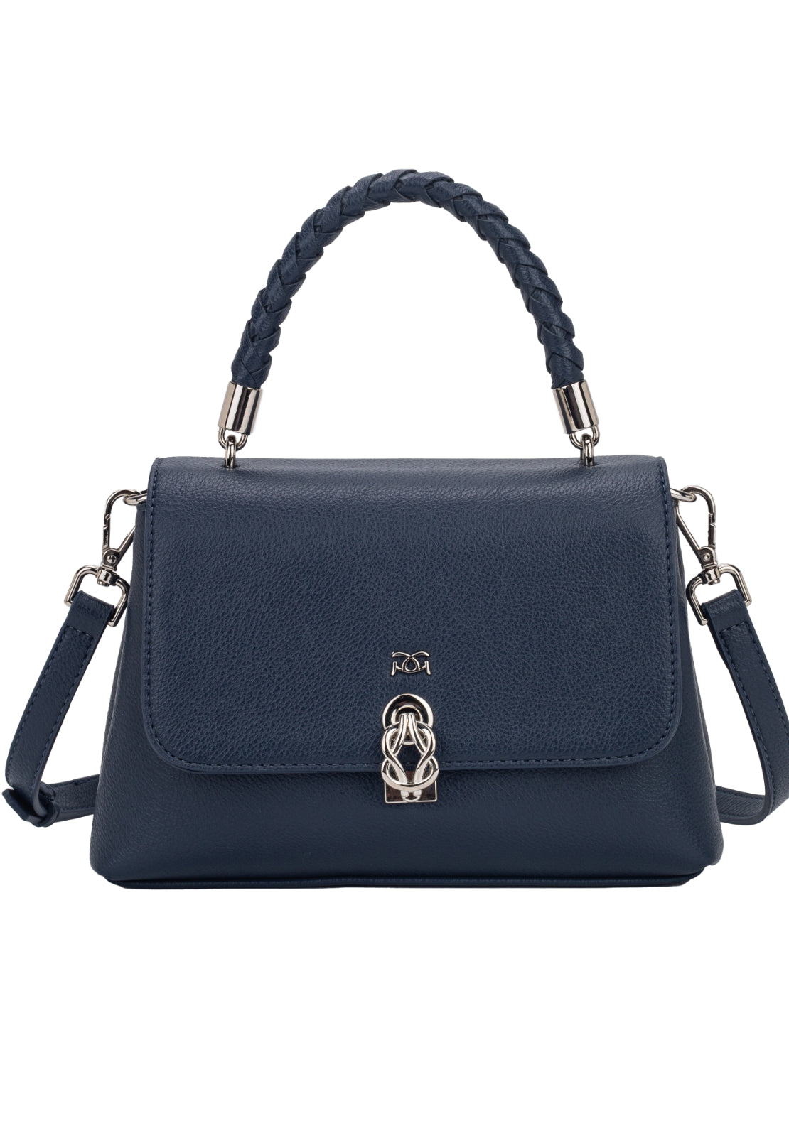 Gionni Opal Top Handle Bag - Navy 1 Shaws Department Stores