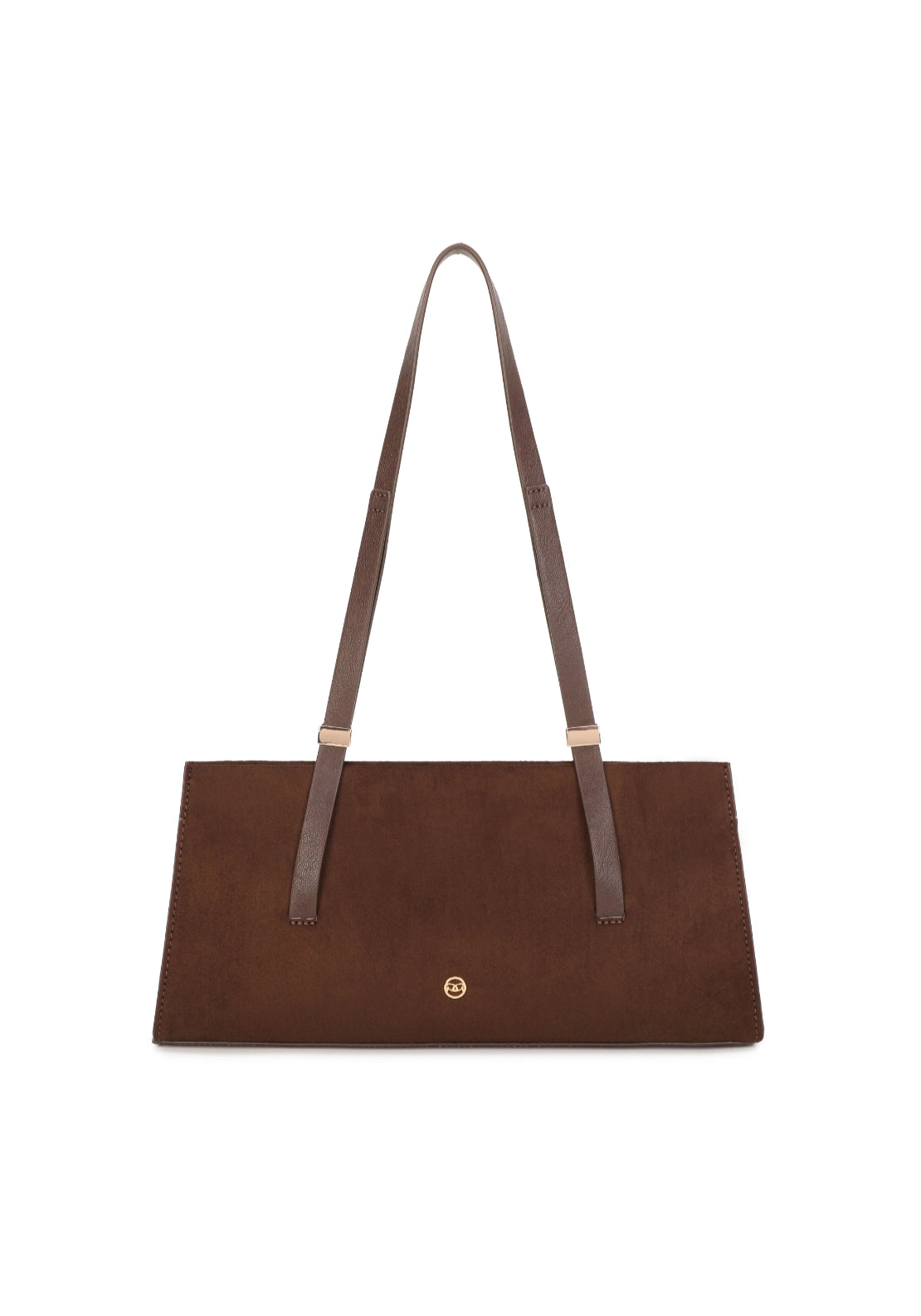 Vetiver Baguette Shoulder Bag - Brown