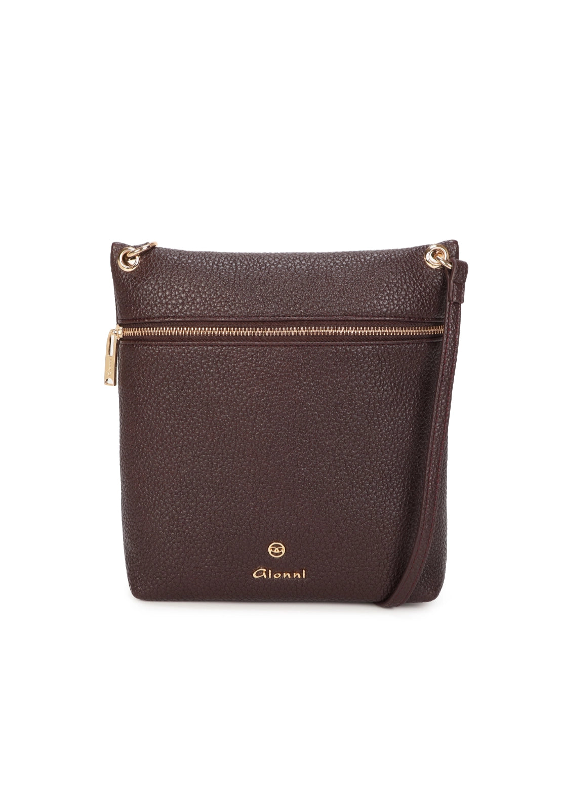 Vanilla North South Crossbody Bag - Burgundy