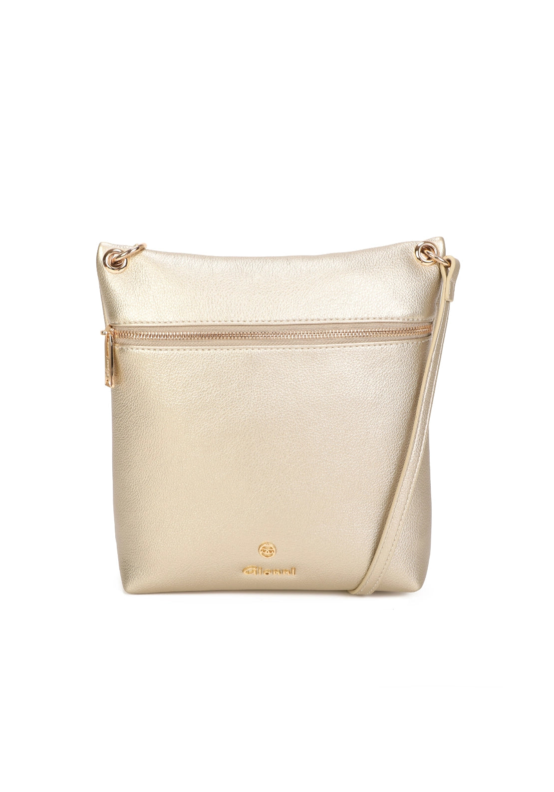 Vanilla North South Crossbody Bag - Gold