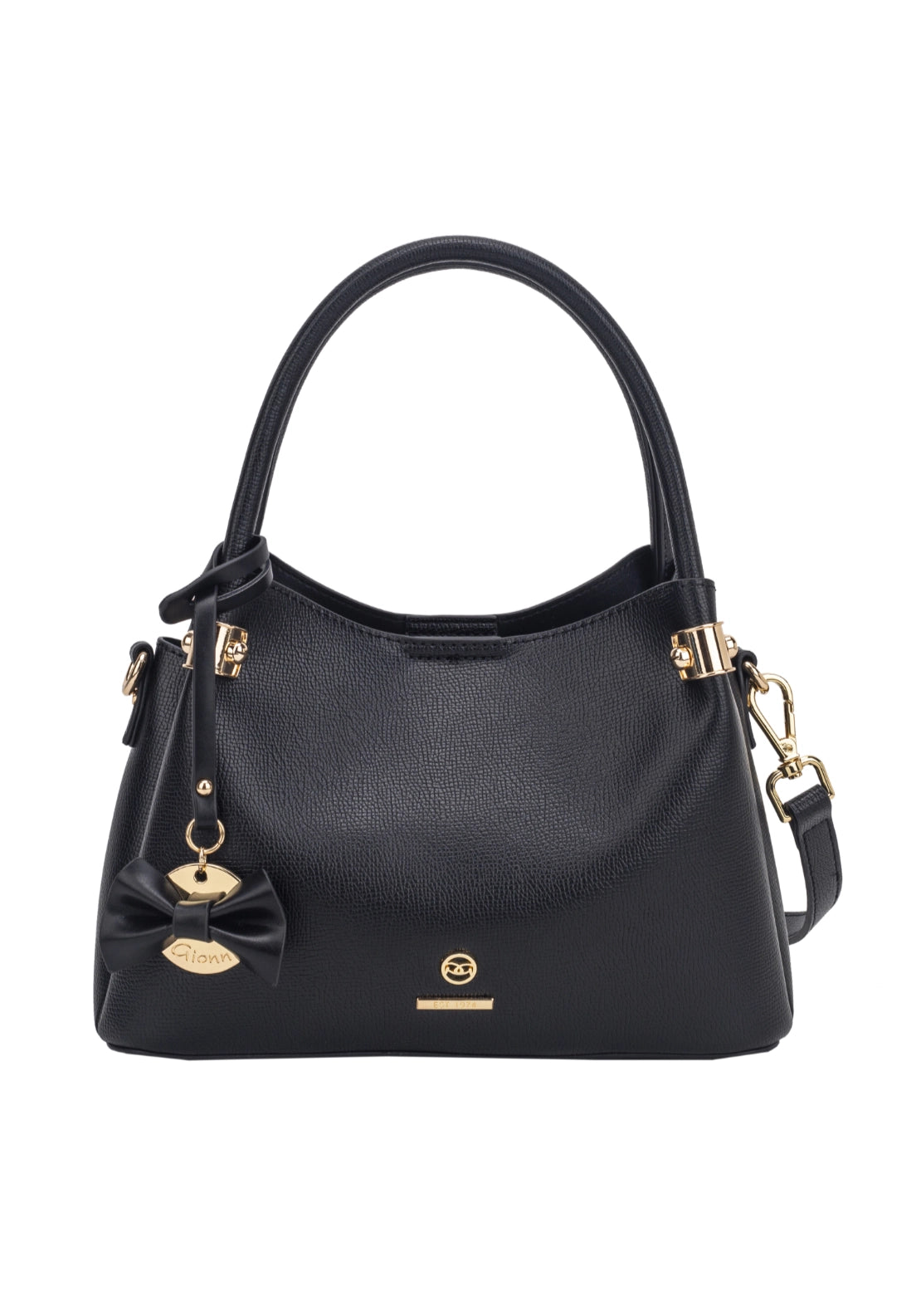 Essence Double Handle Grab Bag - Black