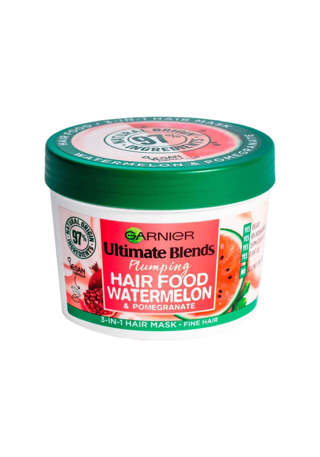 Garnier Ultimate Blends Plumping Hair Food Watermelon 3-in-1 treatment - 390ml 1 Shaws Department Stores