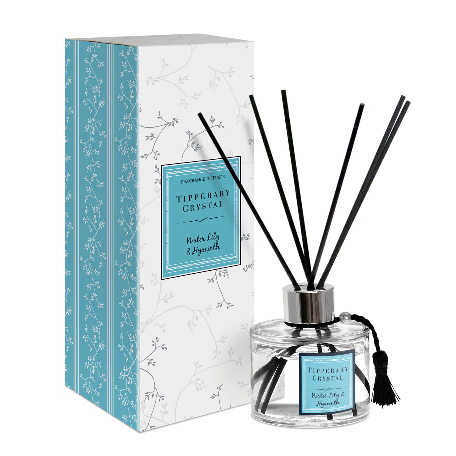 Tipperary Crystal Waterlily & Hyacinth Diffuser 1 Shaws Department Stores