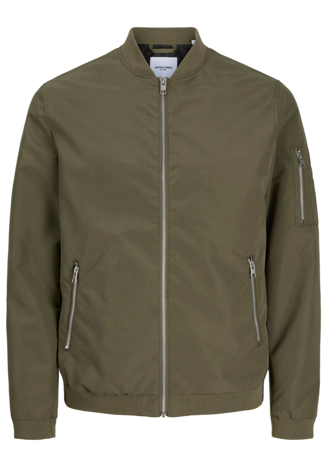 Jack & Jones Bomber Jacket - Dusky Green 6 Shaws Department Stores