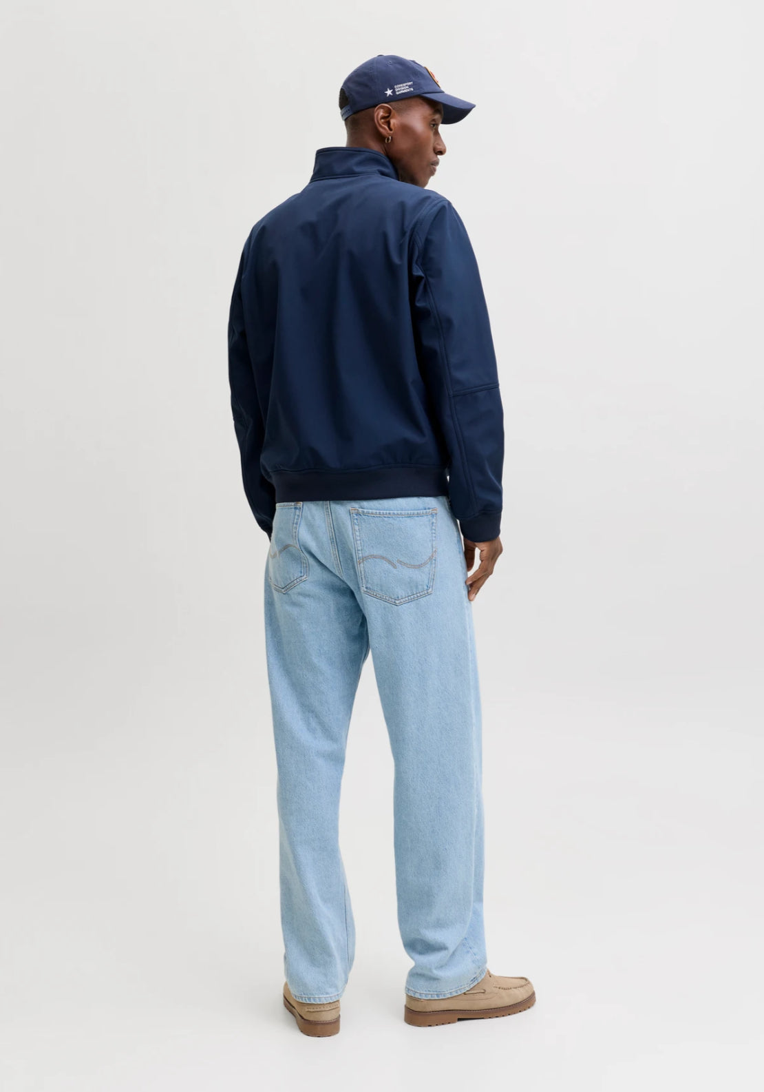 Jack & Jones Softshell Jacket - Blue 2 Shaws Department Stores