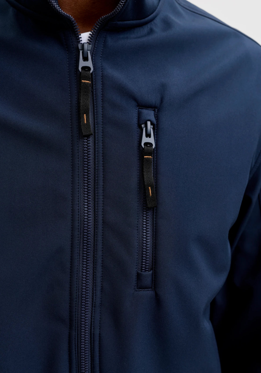 Jack & Jones Softshell Jacket - Blue 4 Shaws Department Stores