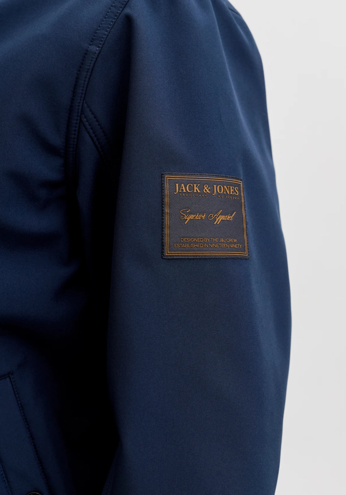 Jack & Jones Softshell Jacket - Blue 3 Shaws Department Stores