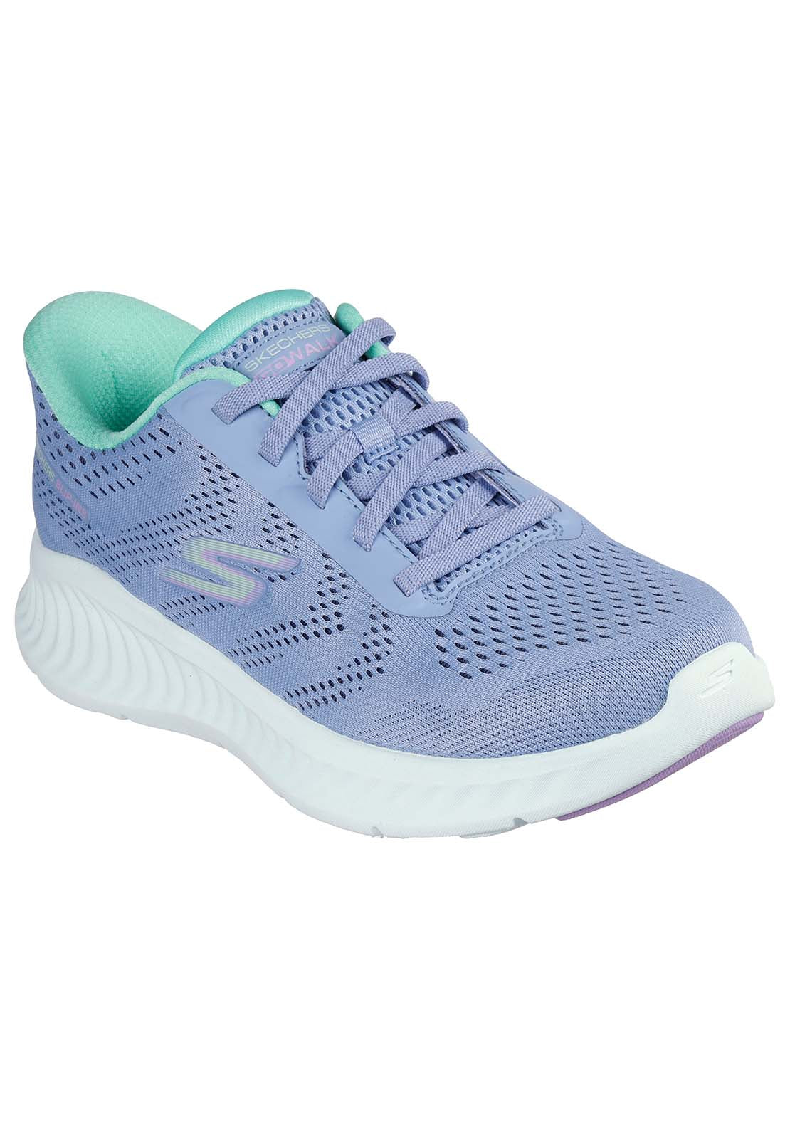 Skechers Go Walk Now Khloe - Blue Green 1 Shaws Department Stores