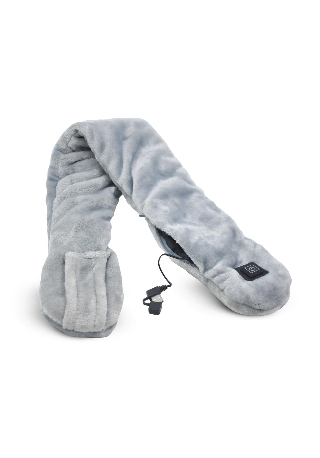 Heated Travel Scarf - Grey