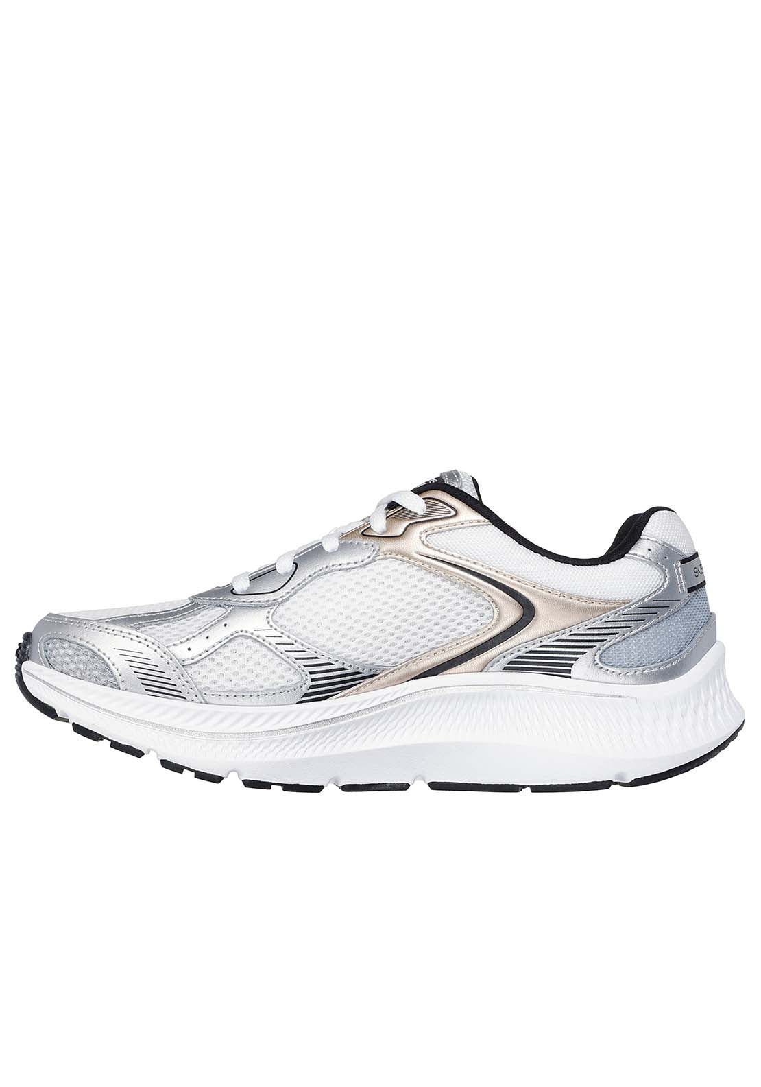 Skechers Go Run Consistent 2.0 - Silver Black 2 Shaws Department Stores