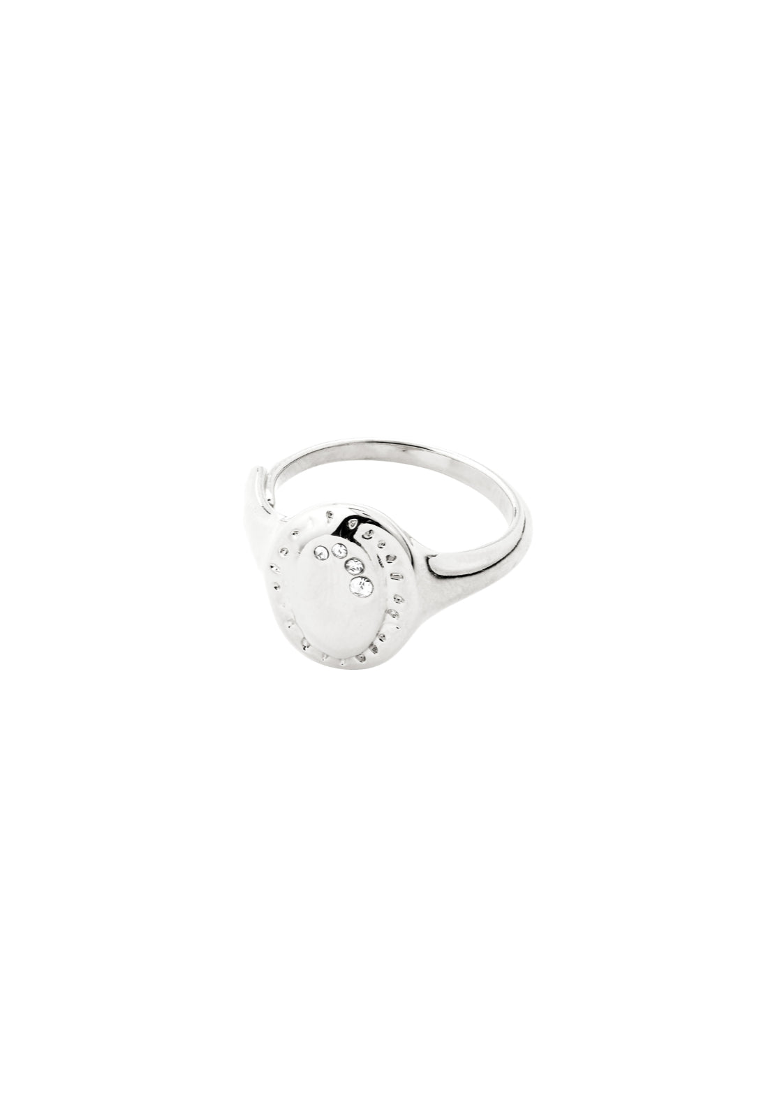Here Silver Plated Ring - Silver