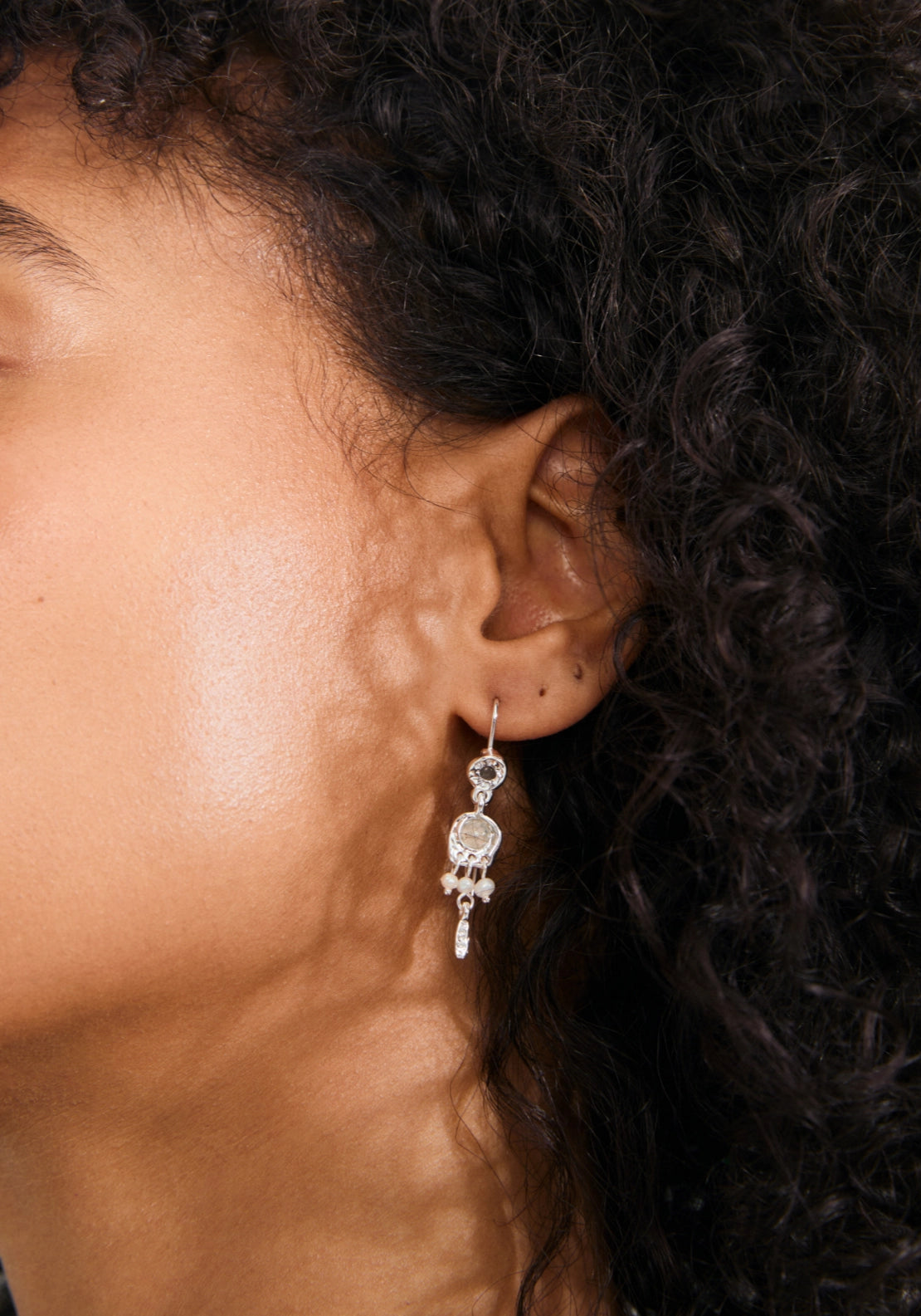 Here Silver Plated Earrings - Silver