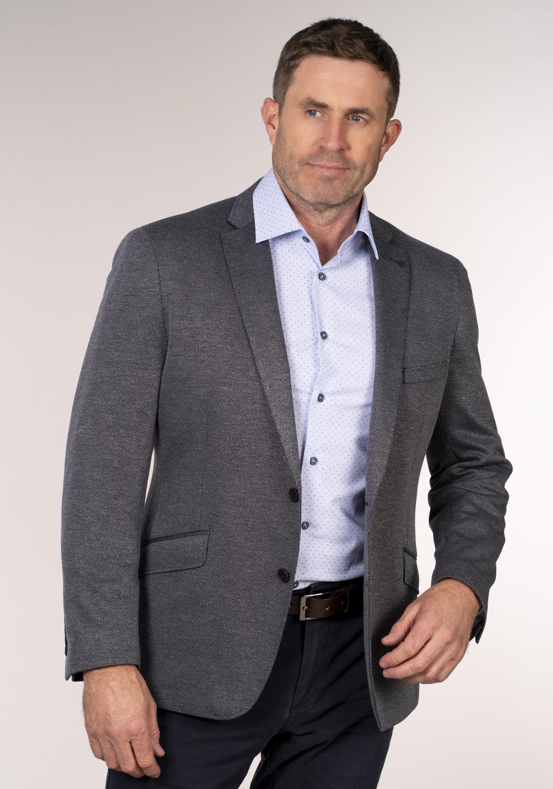 Daniel Grahame Daley Jacket - Navy 1 Shaws Department Stores