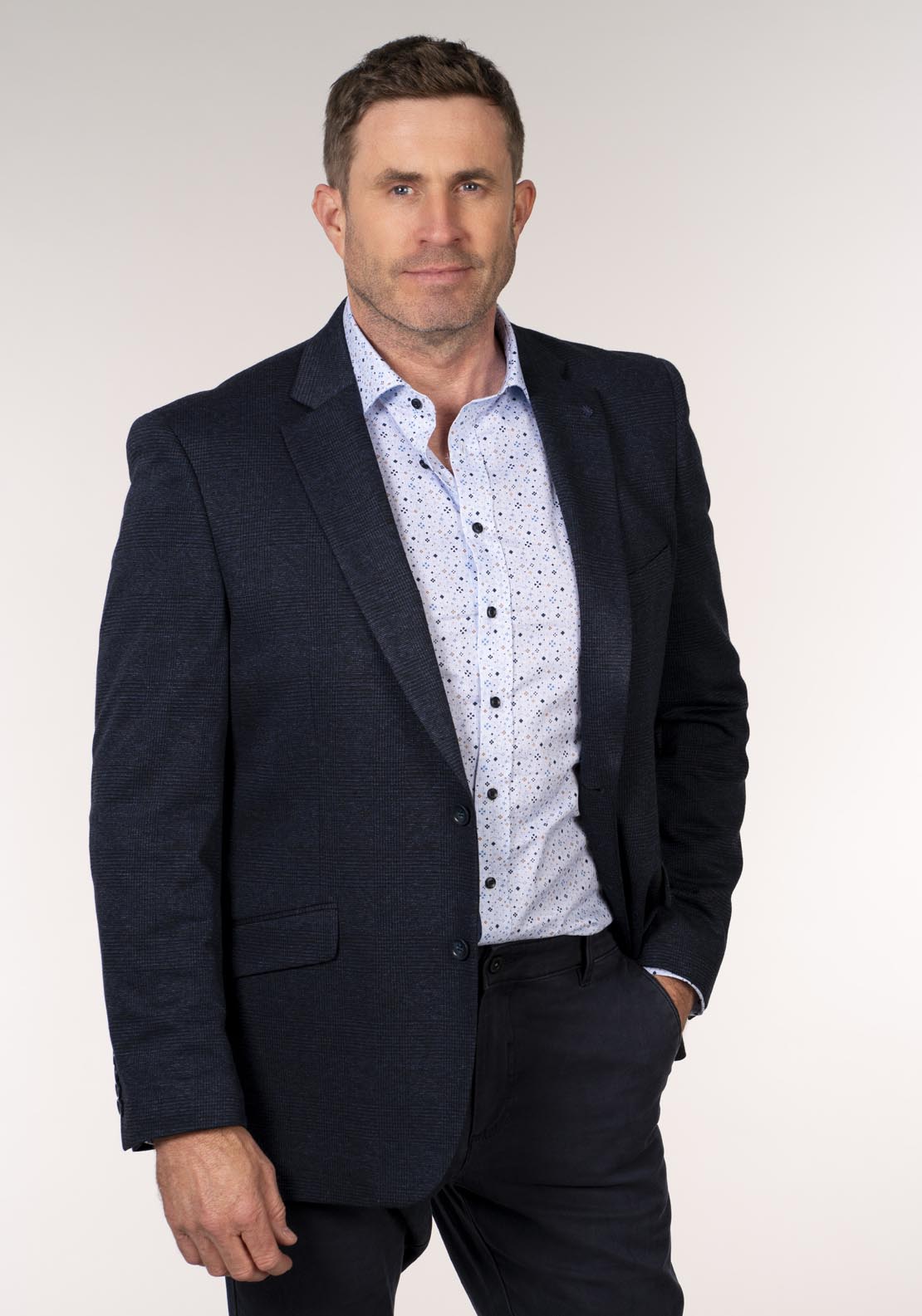 Daniel Grahame Dawson Sport Jacket - Blue 1 Shaws Department Stores
