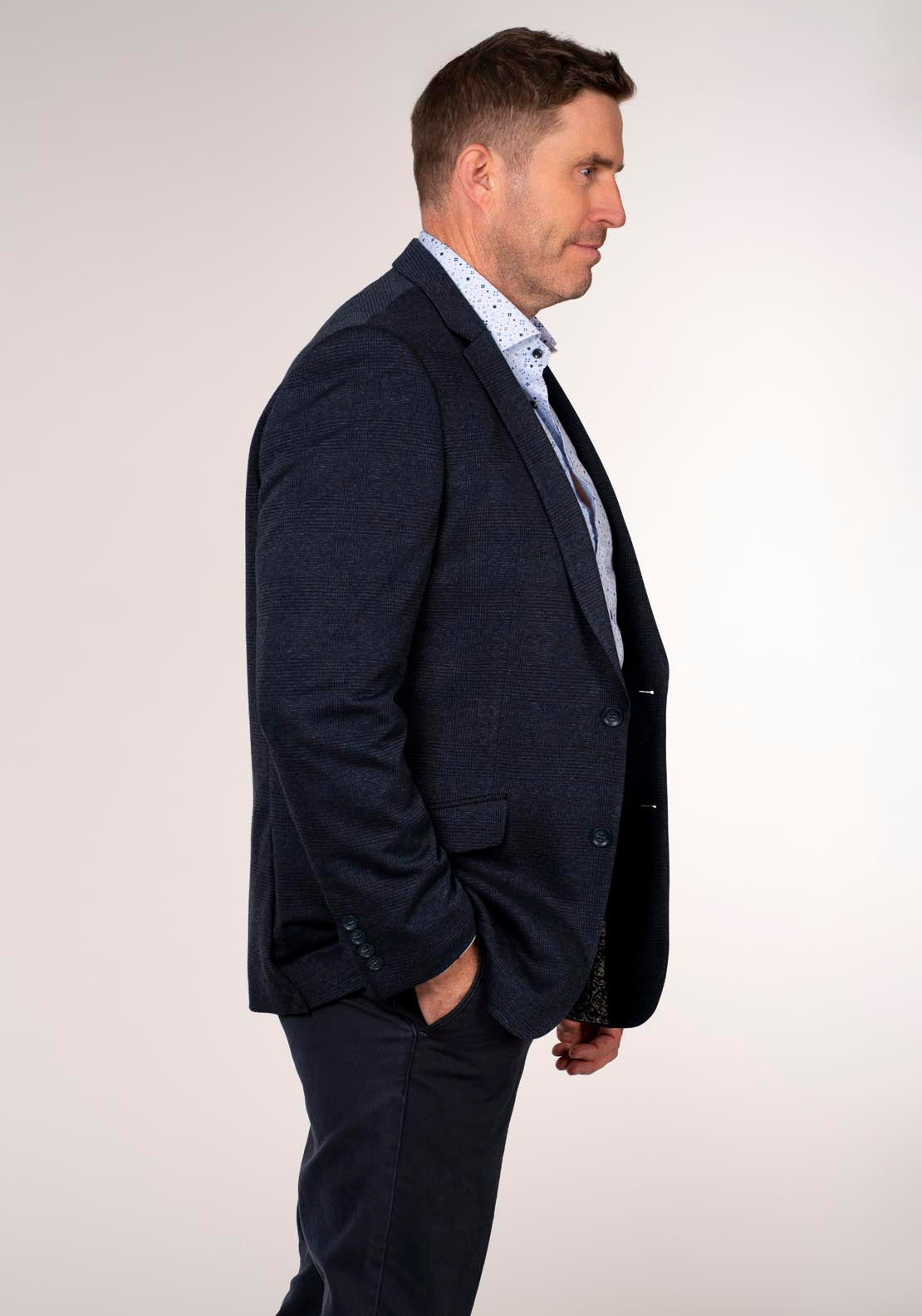 Daniel Grahame Dawson Sport Jacket - Blue 3 Shaws Department Stores
