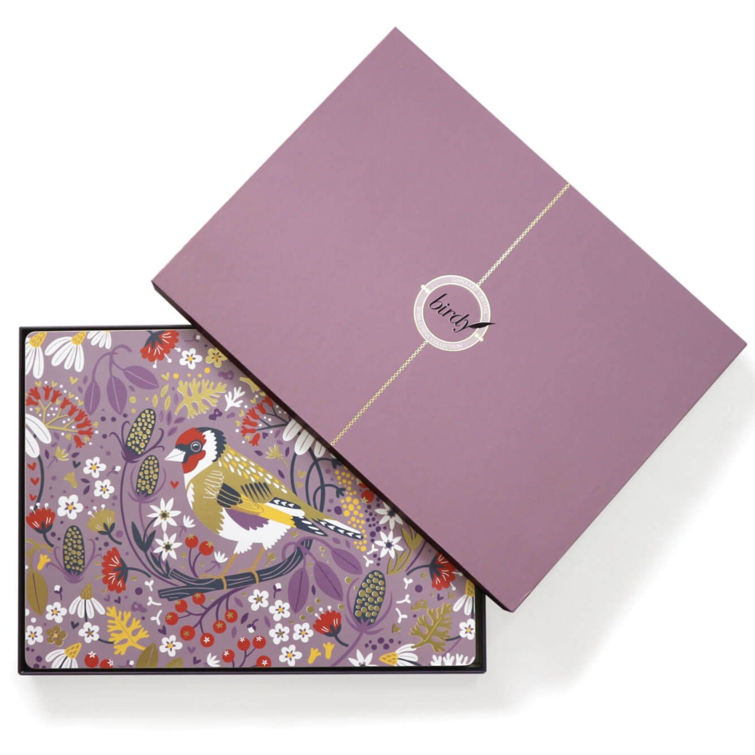 Tipperary Crystal Birdy 6 piece placemat set 1 Shaws Department Stores