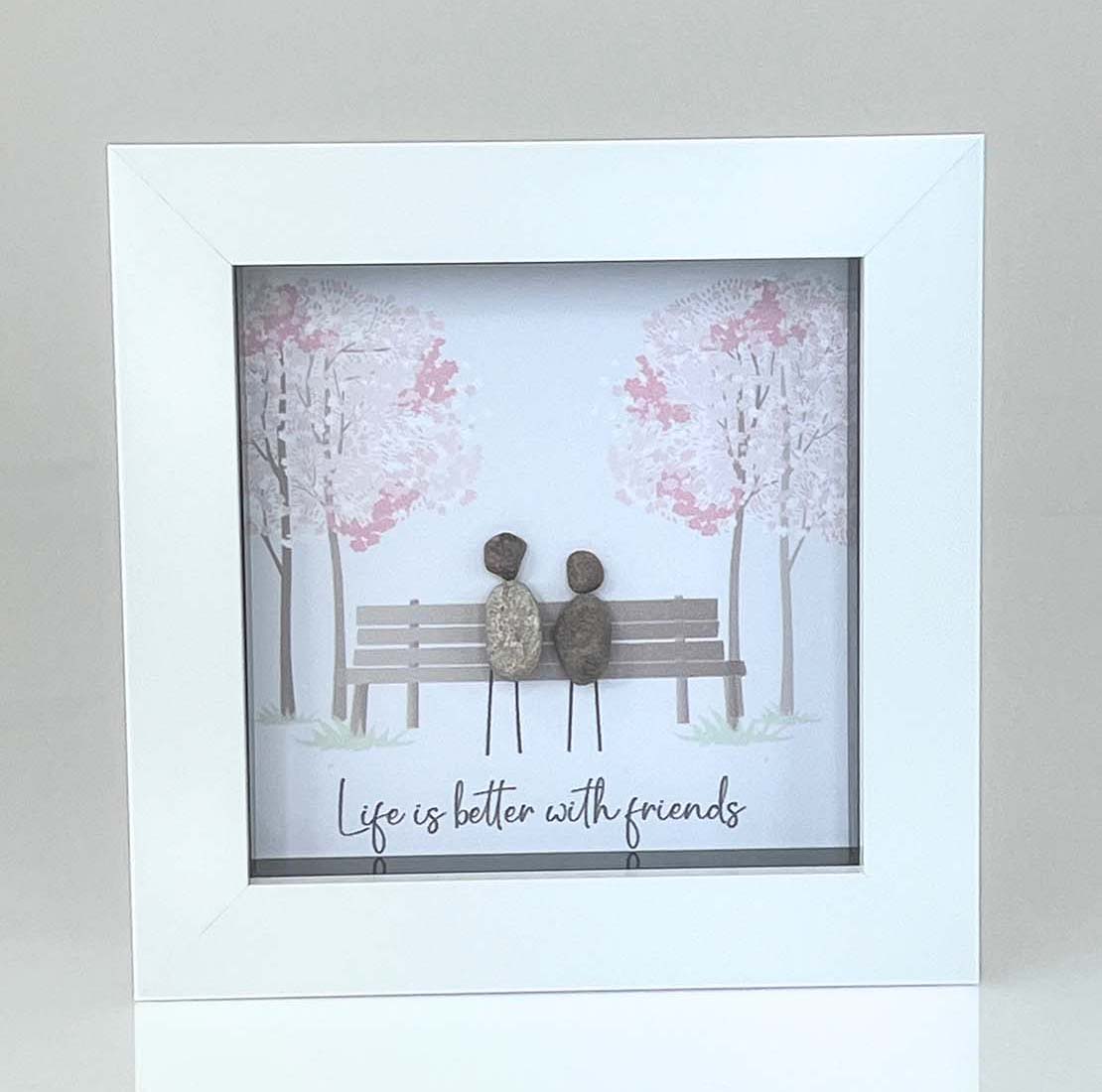 La De Da Mini Pebble White - Life Is Better With Friends 1 Shaws Department Stores