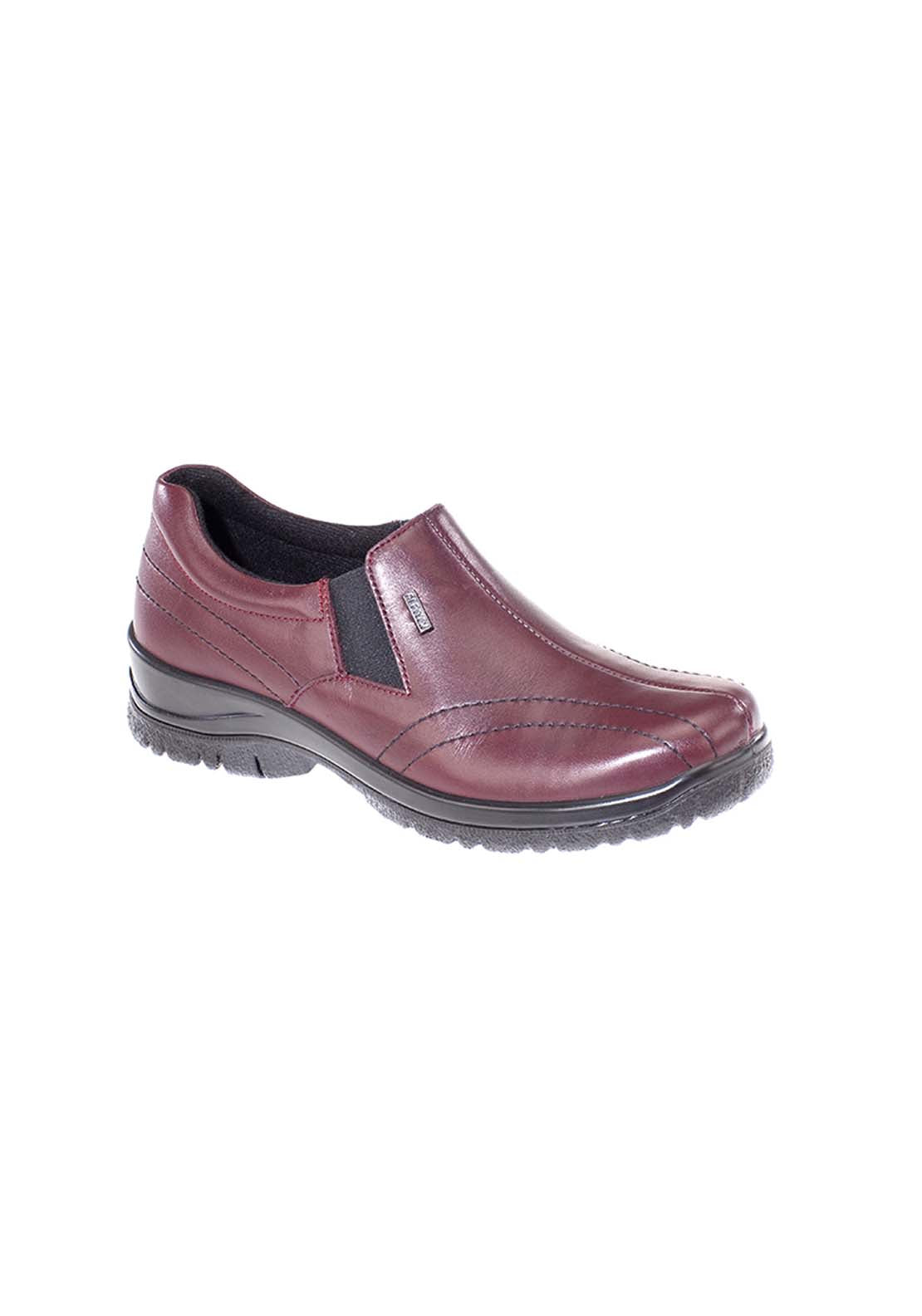 Dubarry Ember Slip On Waterproof Shoe - Wine 2 Shaws Department Stores