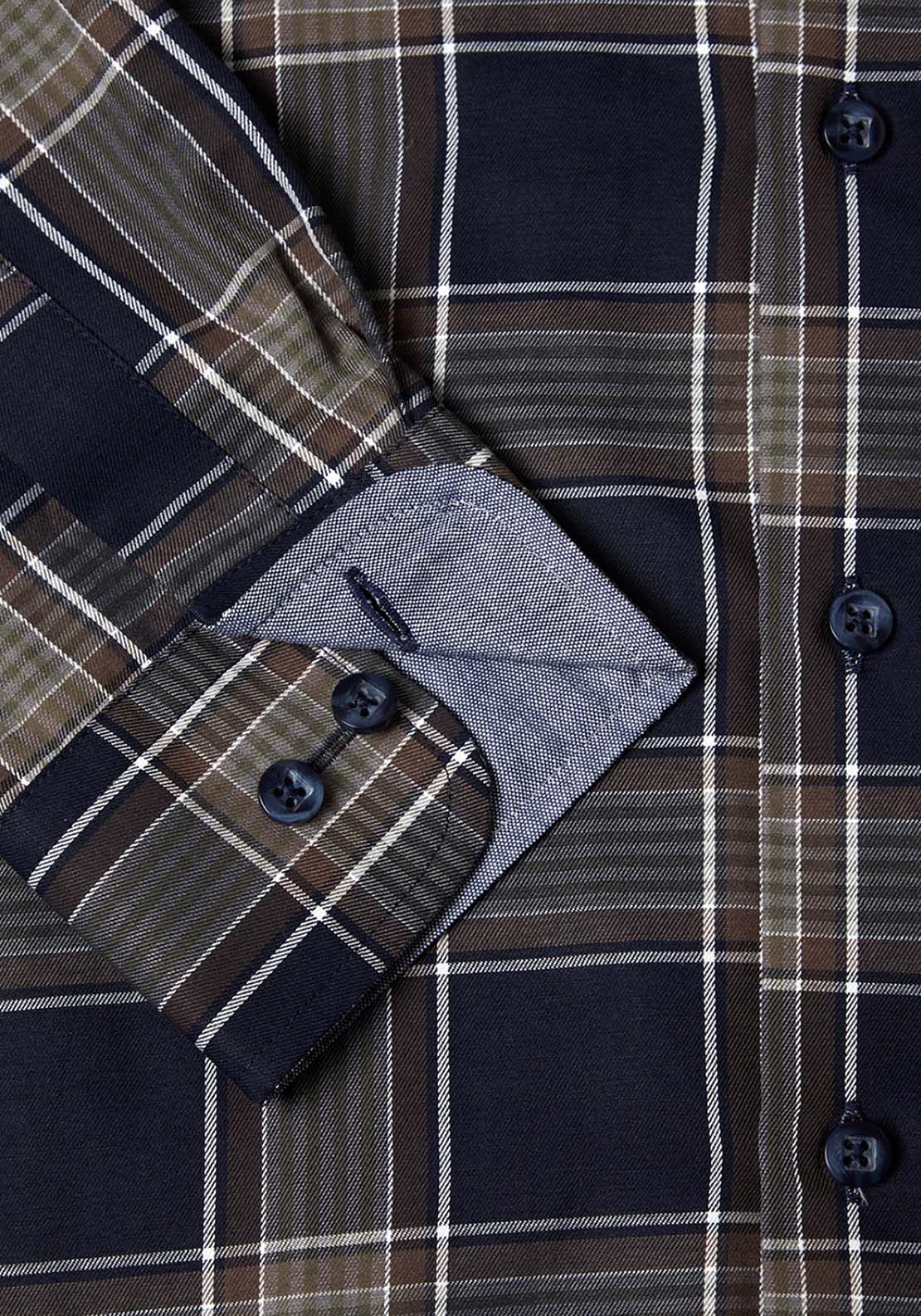 DG Drifter Regular Ivano Check Shirt - Blue