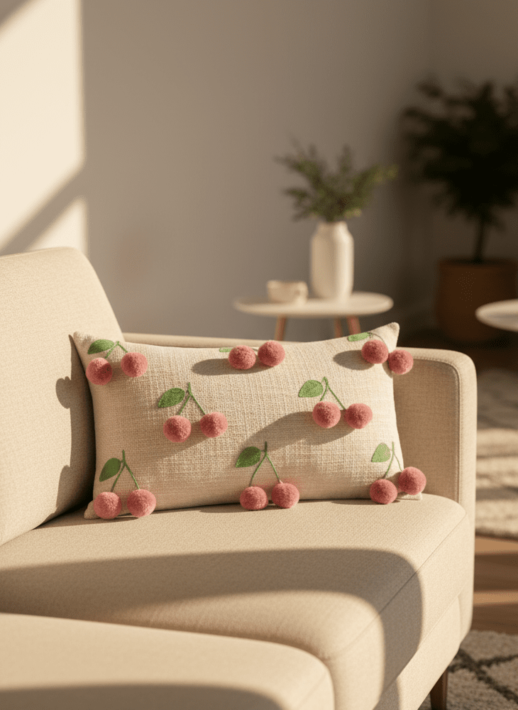 The Home Collection Sweet Love Cushion - Pink 1 Shaws Department Stores