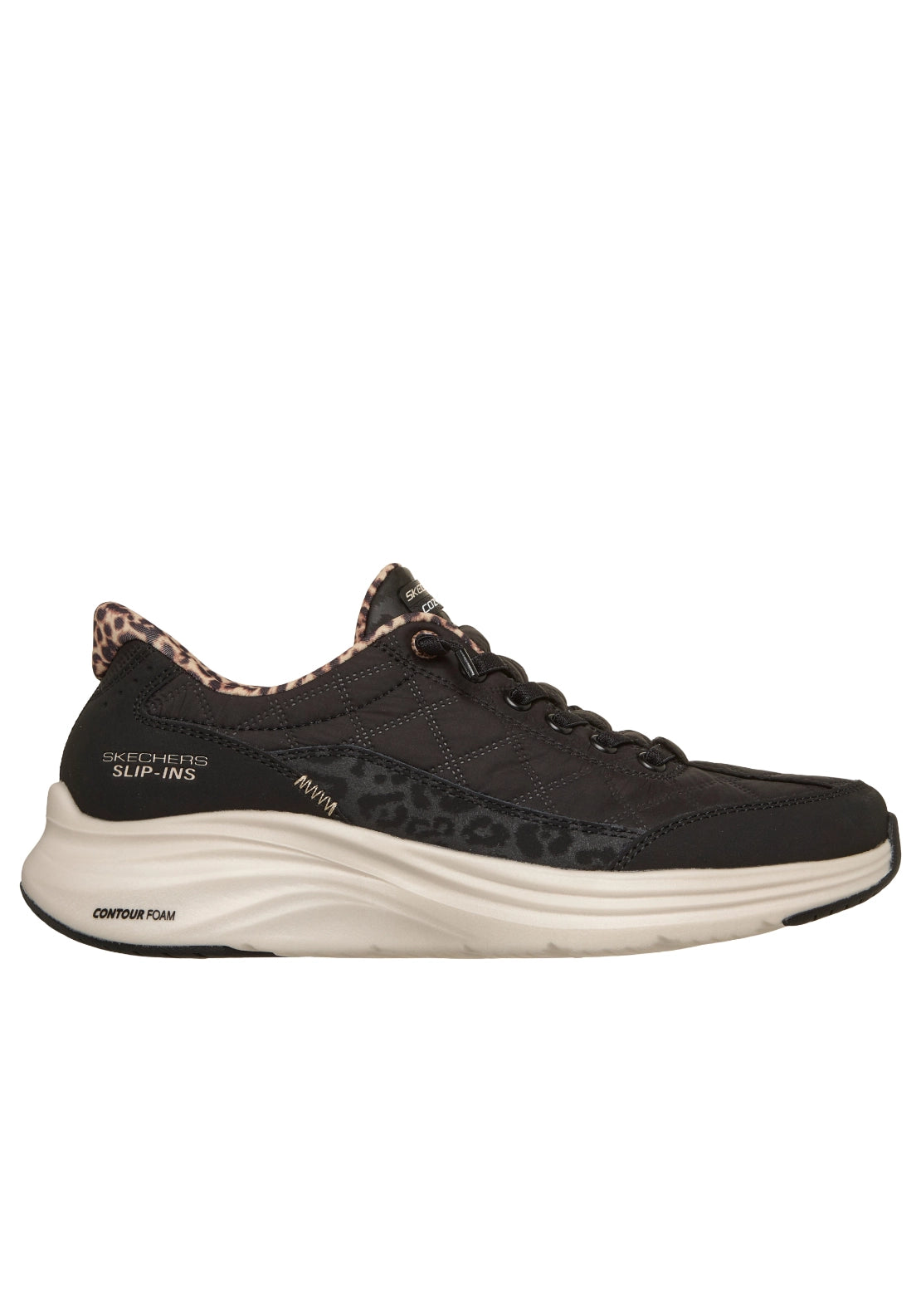 Slip-Ins Contour Foam Leopard - Black