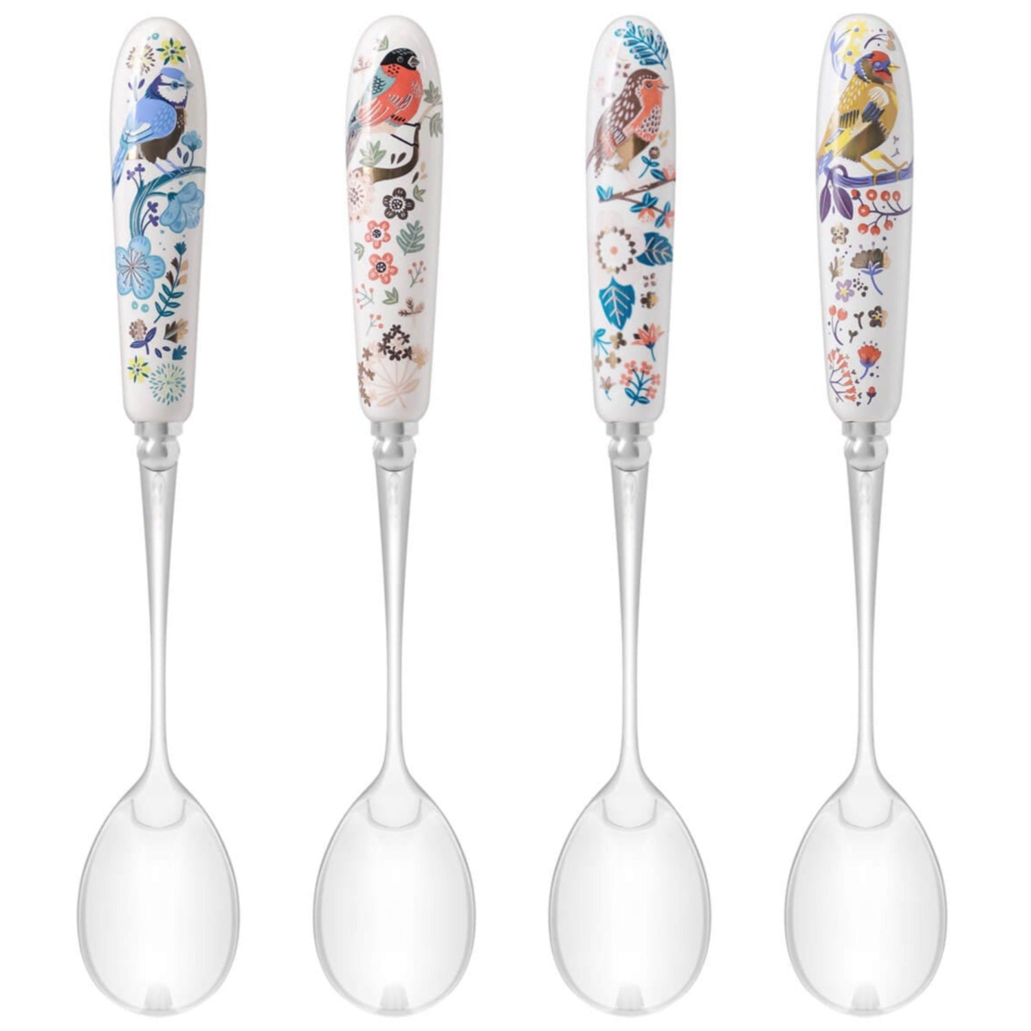 Tipperary Crystal Birdy 4 piece Dessert Spoon Gift Set 1 Shaws Department Stores