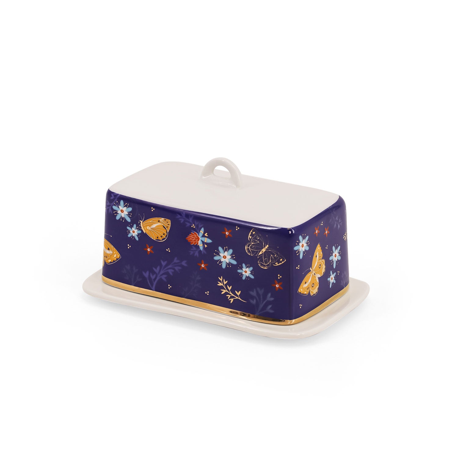 Tipperary Crystal Tipperary Crystal Butterfly Butter Dish 1 Shaws Department Stores