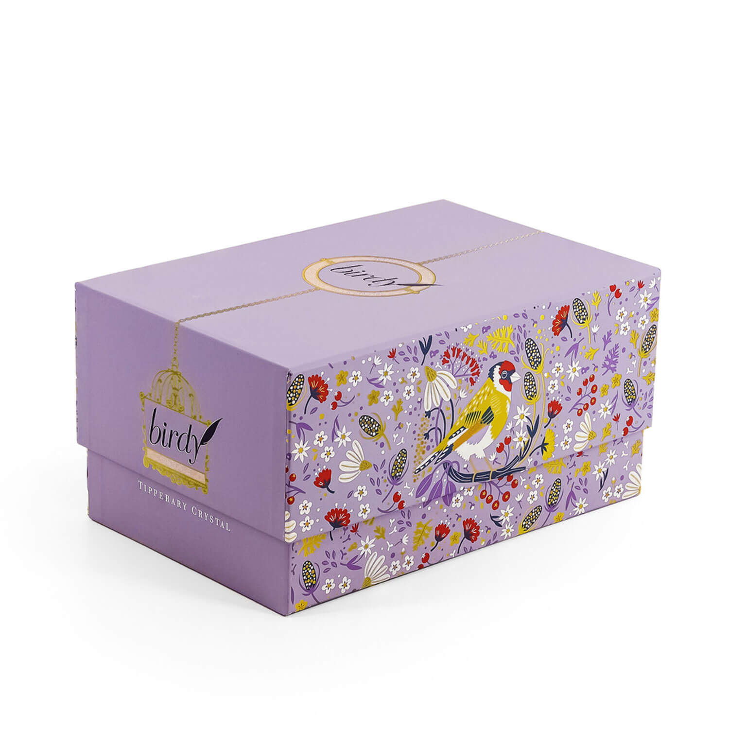 Tipperary Crystal Birdy Goldfinch Storage Jar 2 Shaws Department Stores