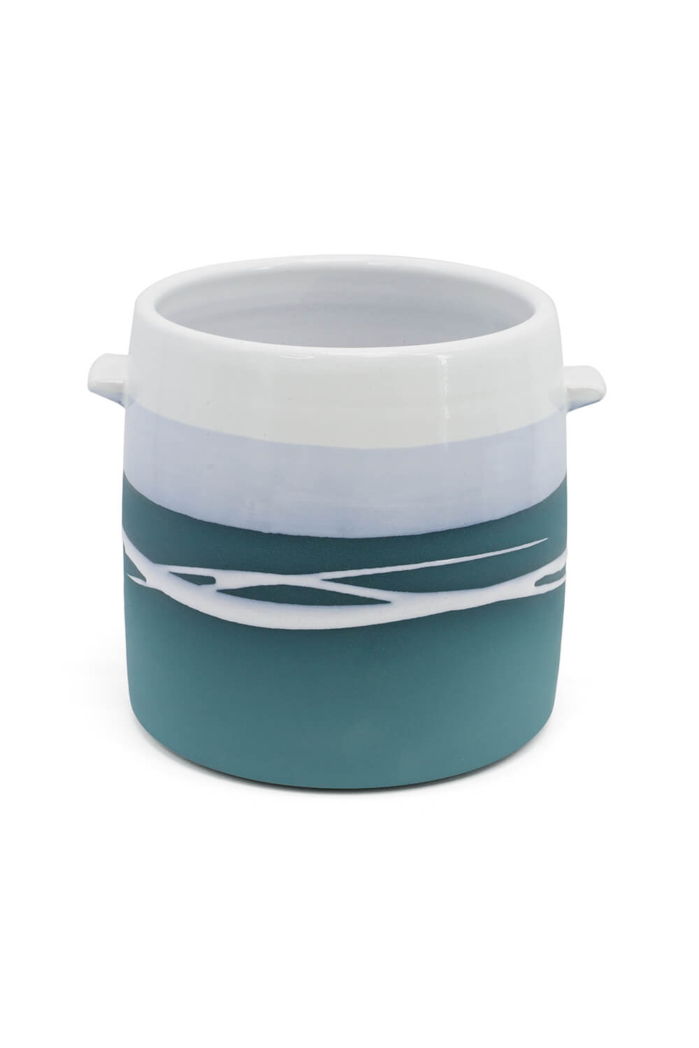 Paul Maloney Pottery Utensil Tidy - Blue 1 Shaws Department Stores