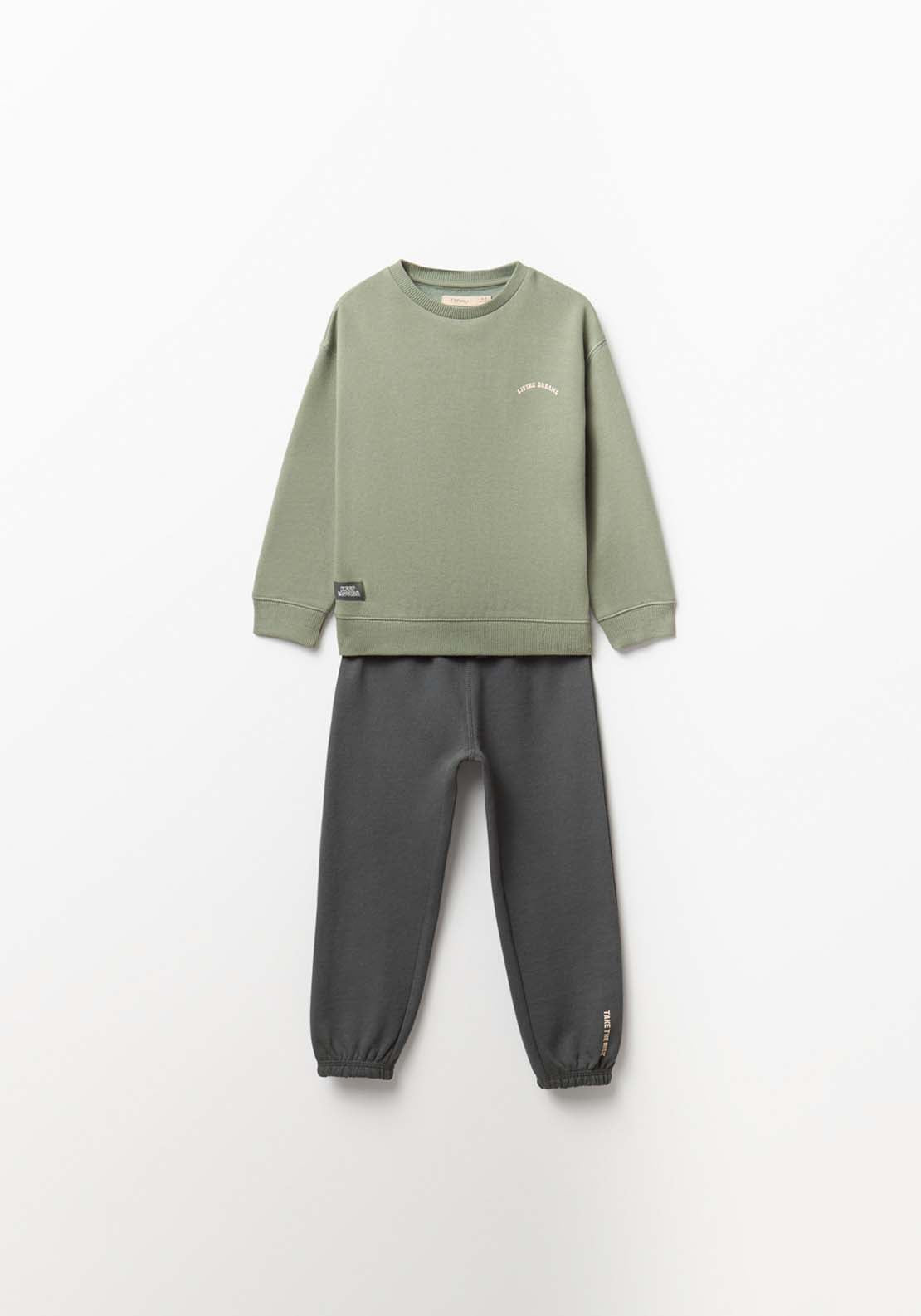 Sweater Jogger Set - Green
