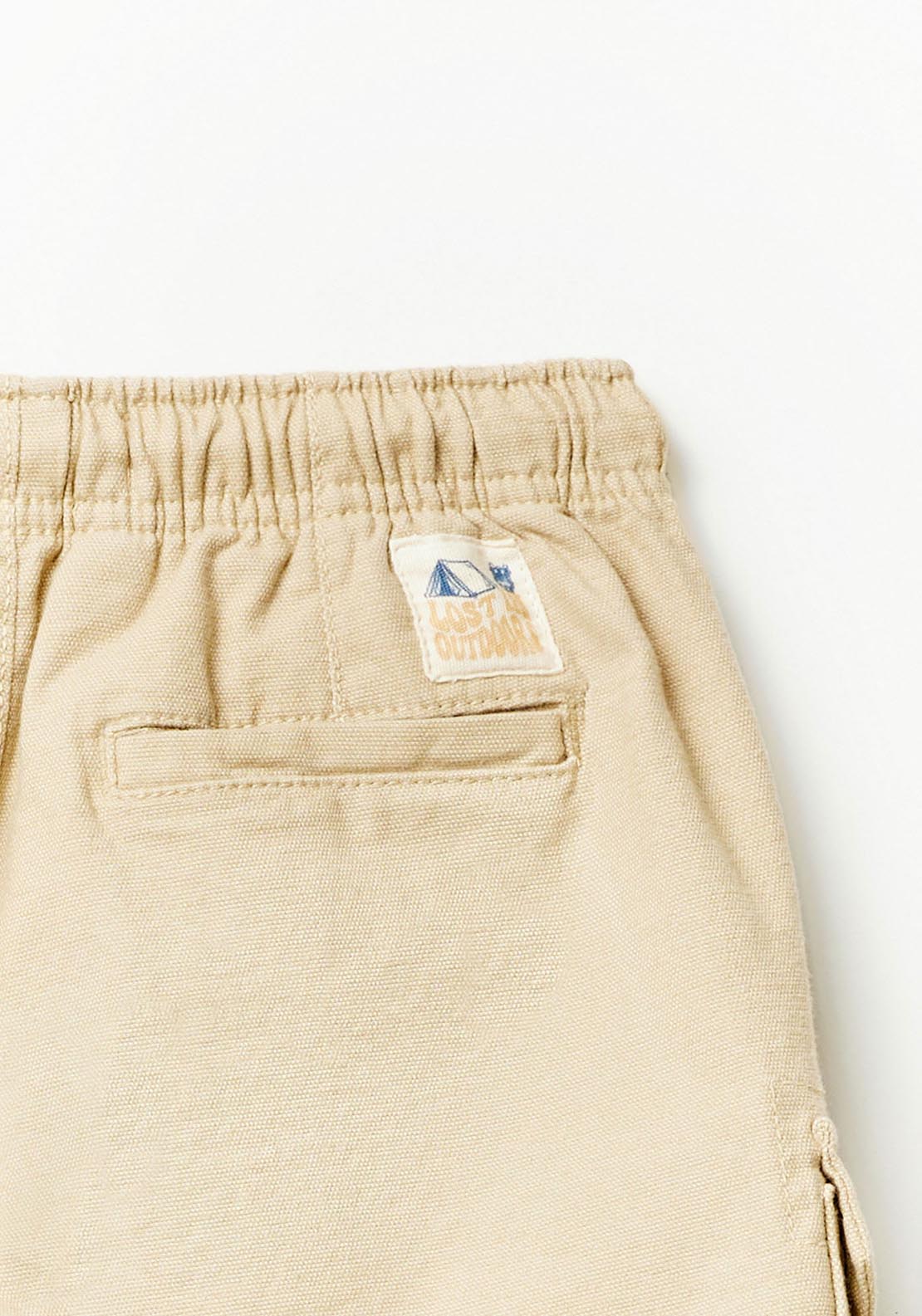 Sfera Cotton Cargo Bermuda Shorts - Beige 4 Shaws Department Stores