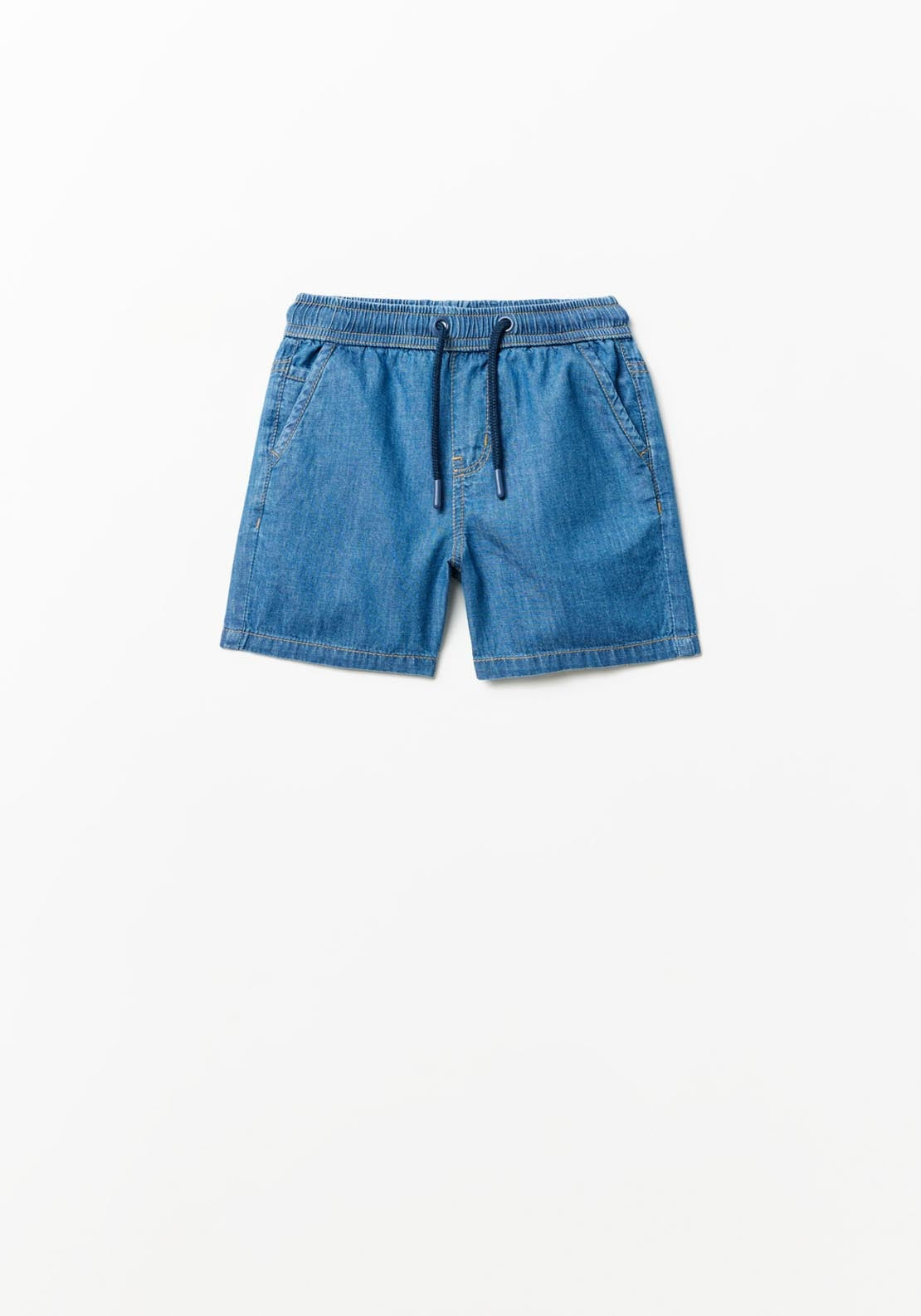 Sfera Loose-Fit Denim Bermuda Shorts - Medium Denim 1 Shaws Department Stores