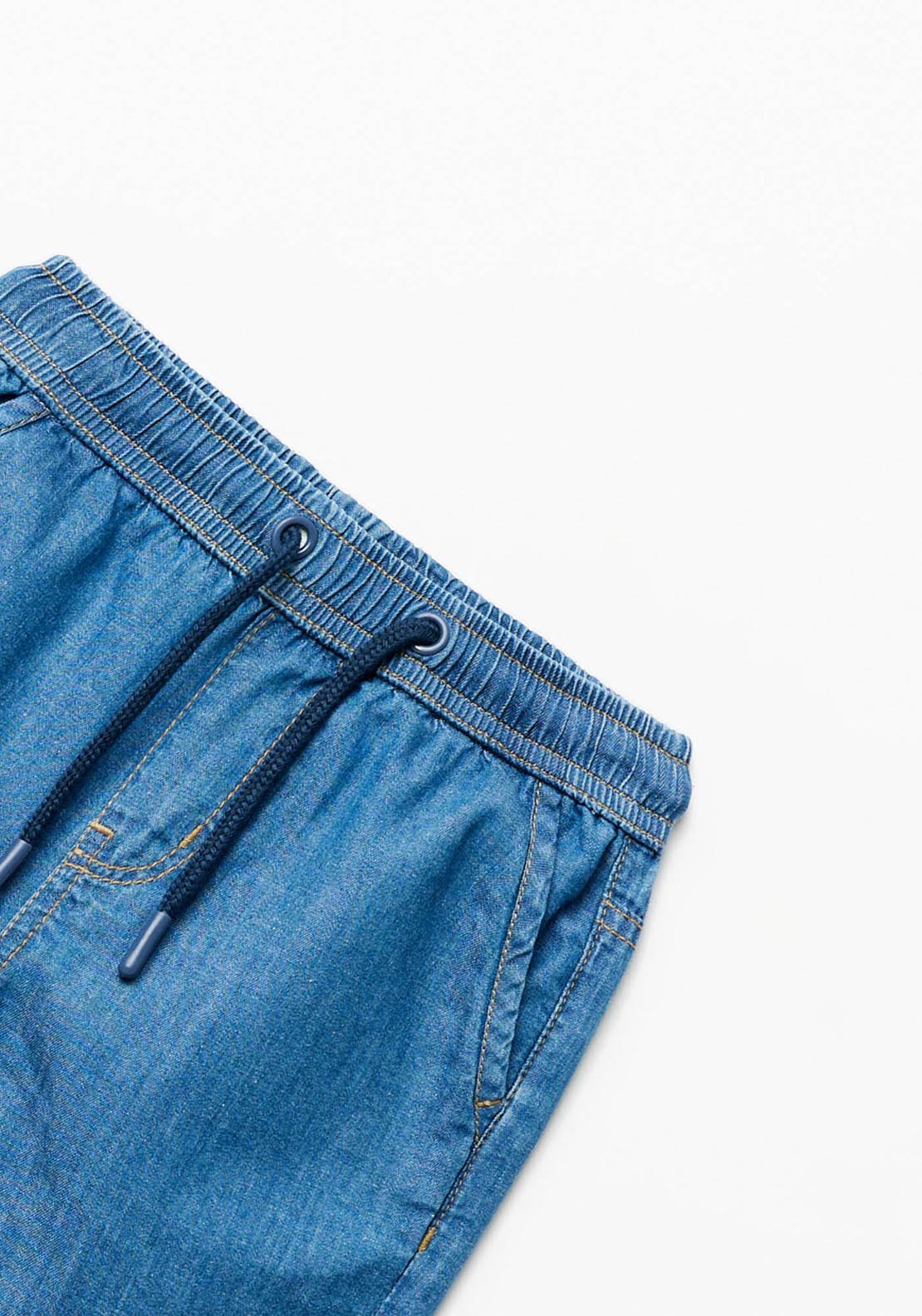 Sfera Loose-Fit Denim Bermuda Shorts - Medium Denim 4 Shaws Department Stores