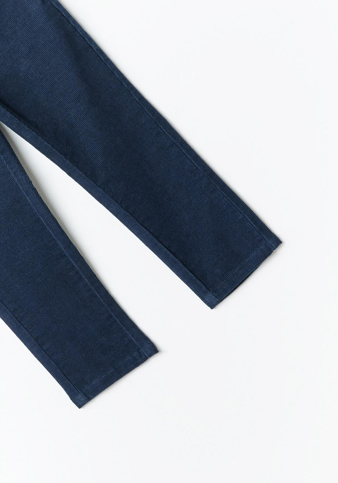 Sfera Corduroy trousers - Navy 3 Shaws Department Stores