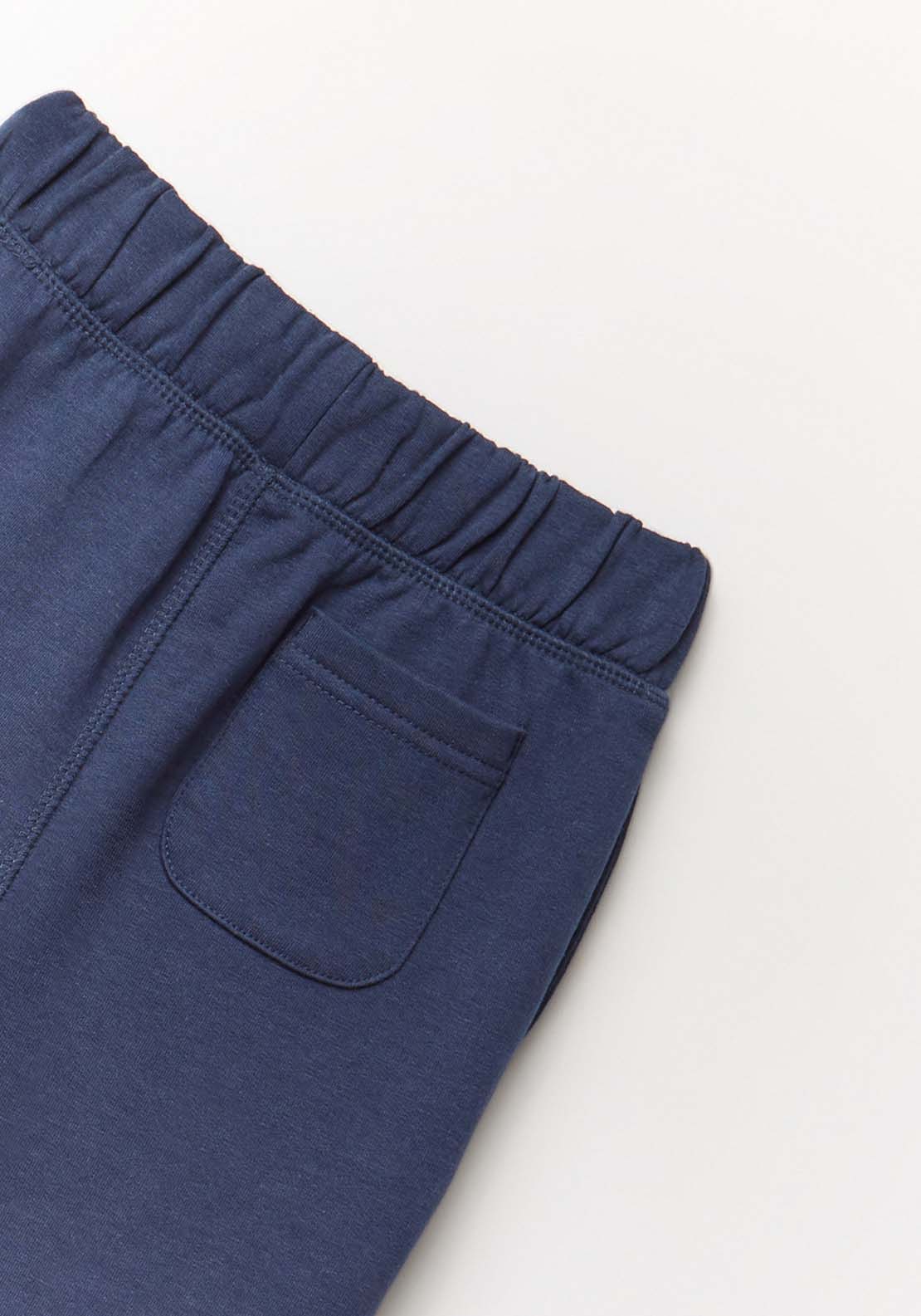 Pockets Plush Trousers - Blue