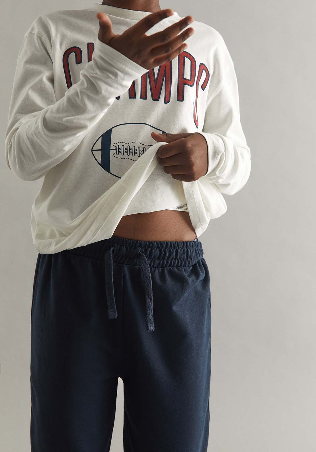 Basic Terry Trousers - Blue