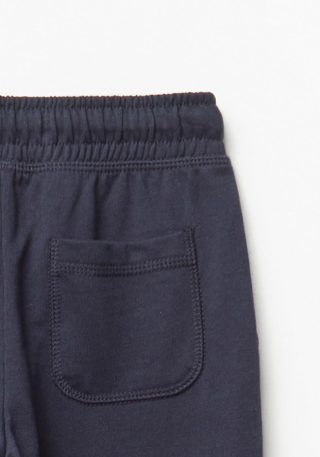 Terry Joggers With Pockets - Blue