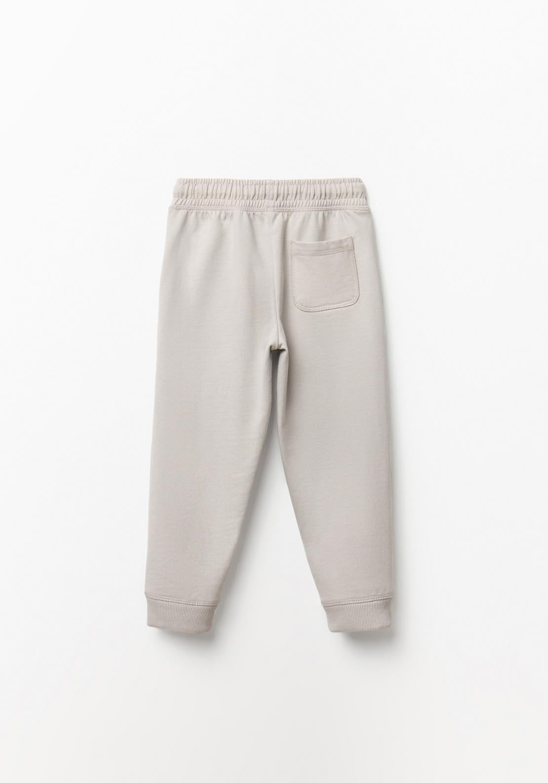 Terry Joggers With Pockets - White Ice