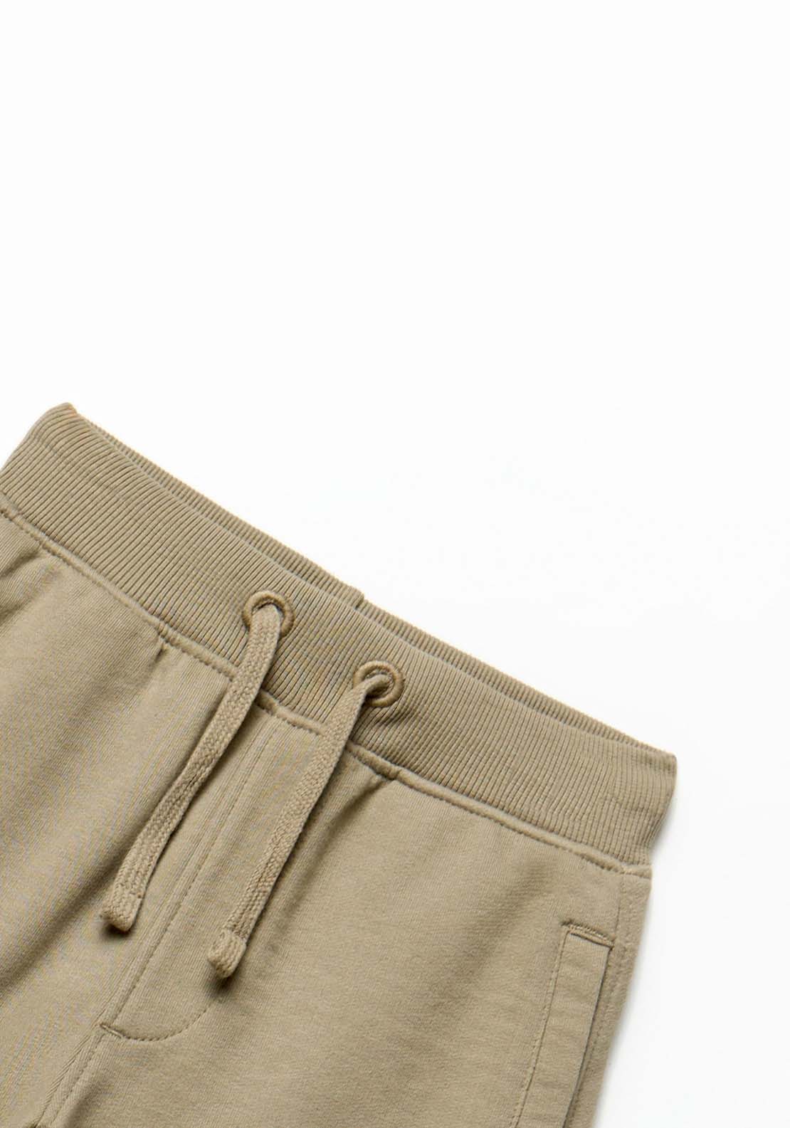 Basic Terry Bermuda Shorts - Green