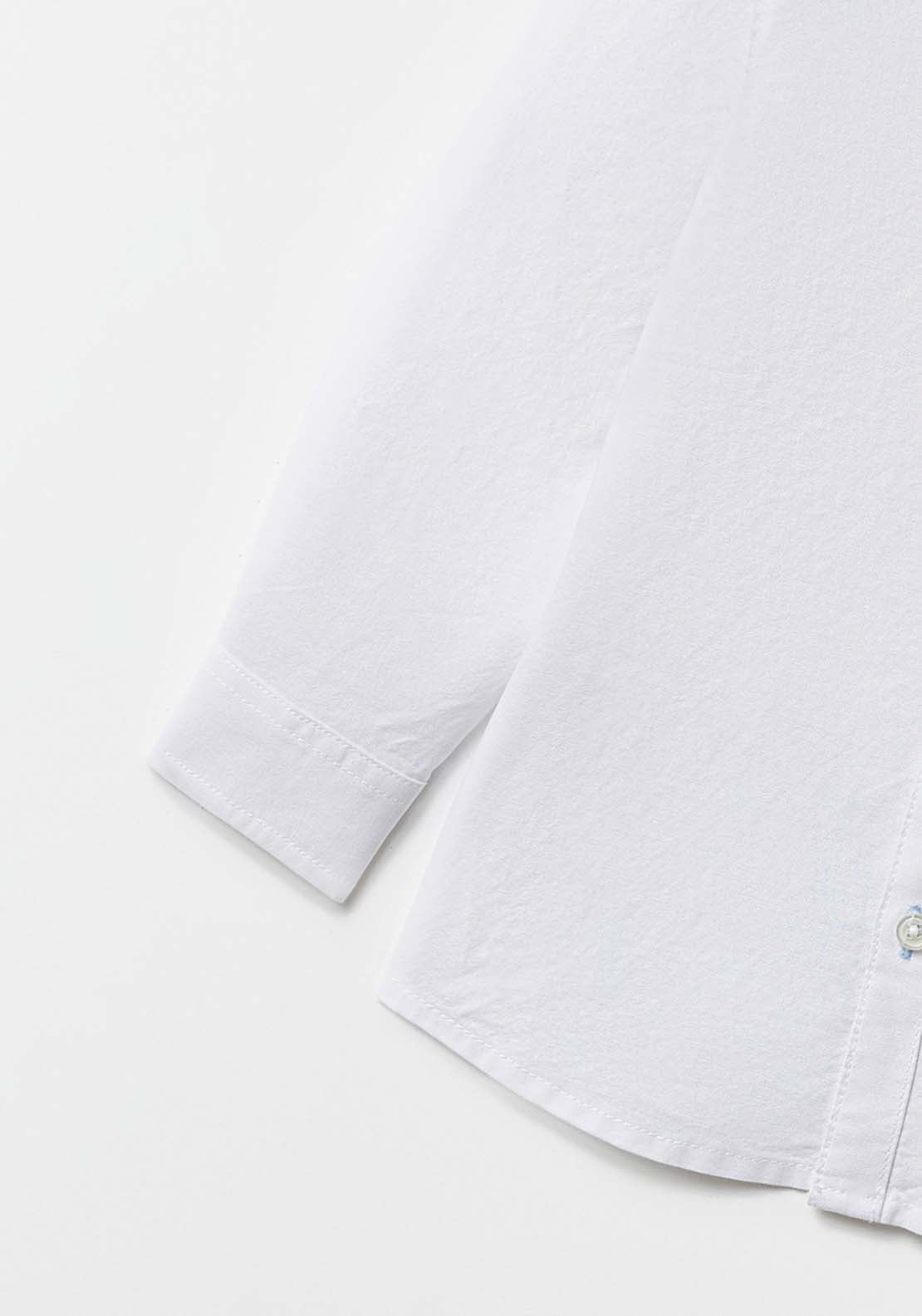 Sfera Plain Oxford shirt - White 4 Shaws Department Stores