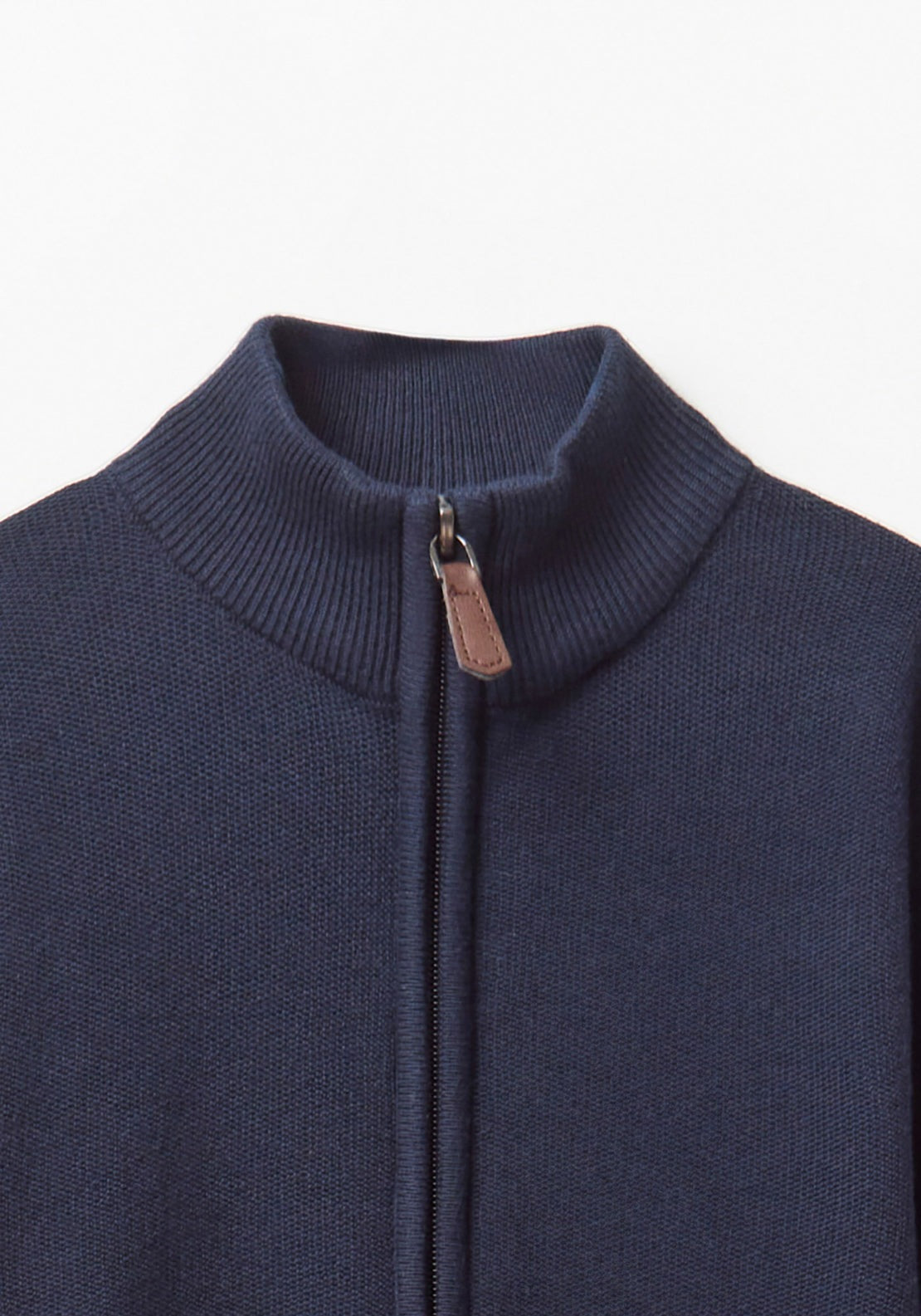 Zip Up Knitwear - Blue