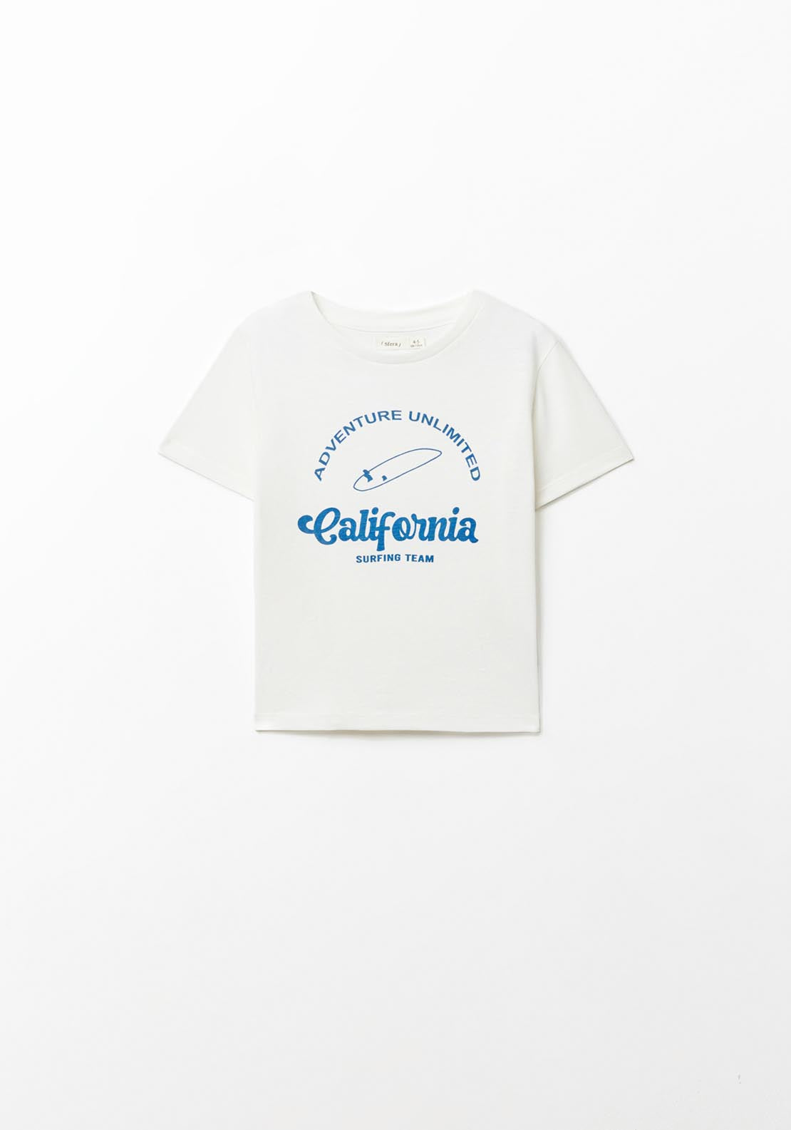 Sfera Basic Printed T-Shirt - White 1 Shaws Department Stores