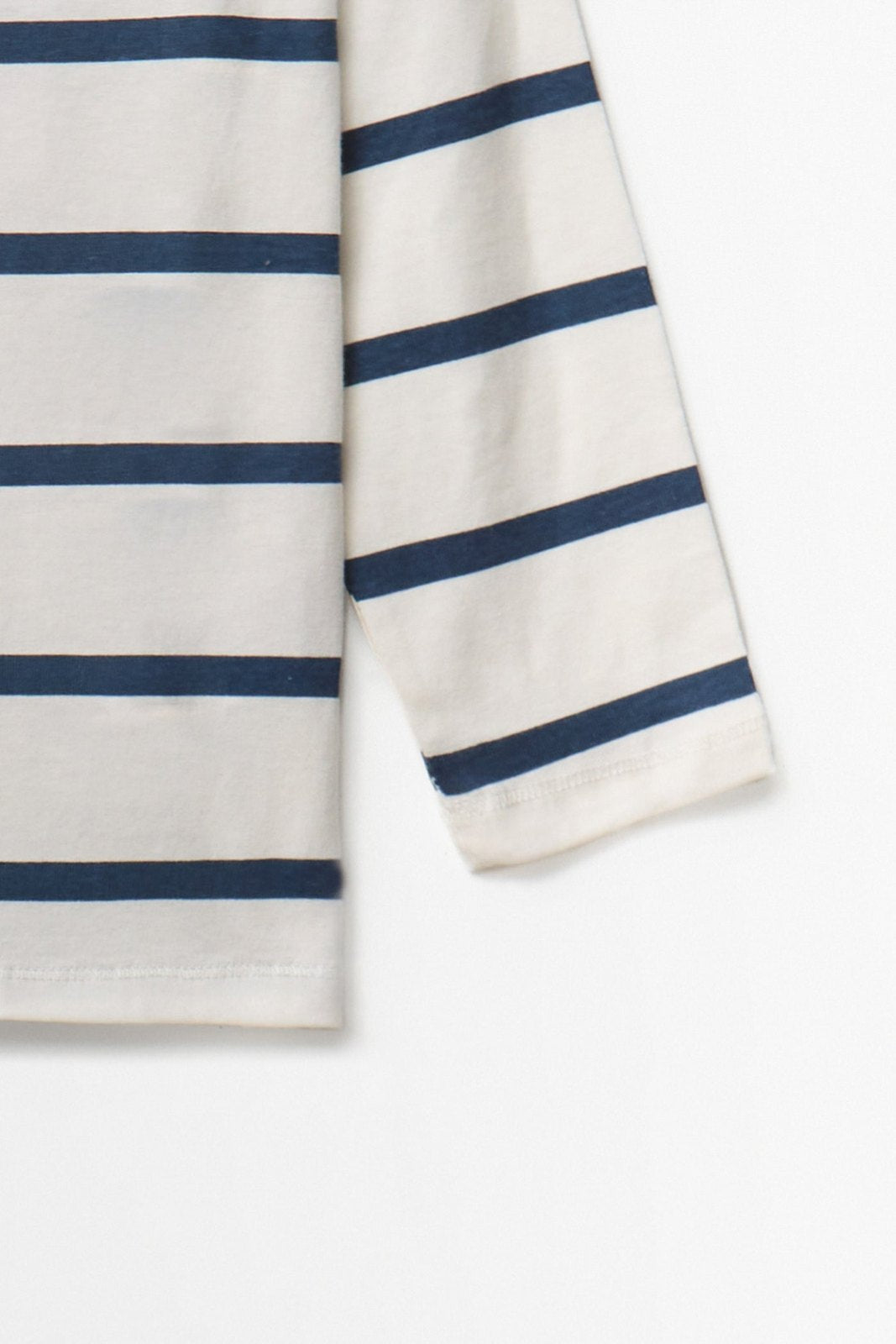 Hockey Striped Long Sleeved T-Shirt - White