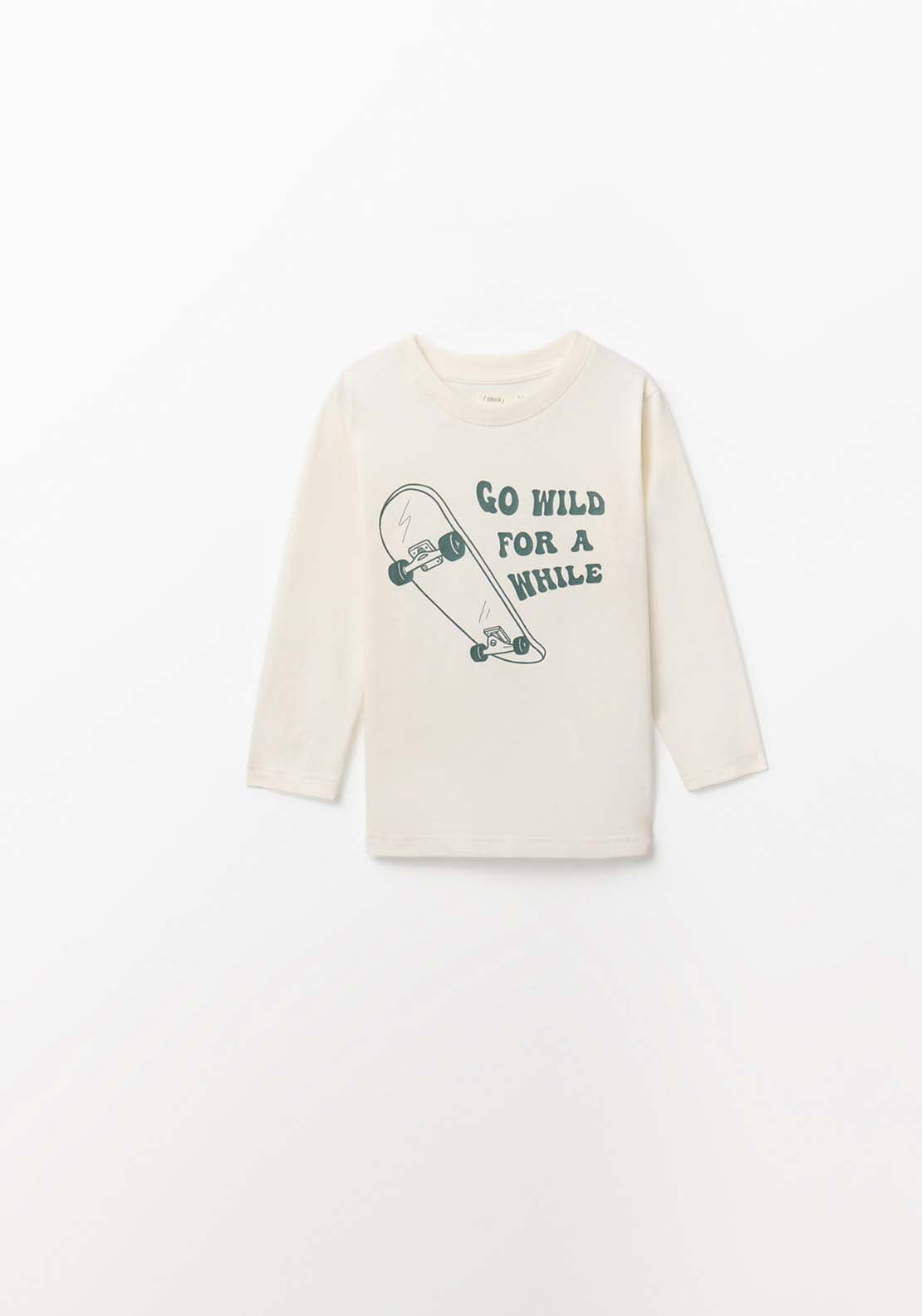 Basic Print T-Shirt - White