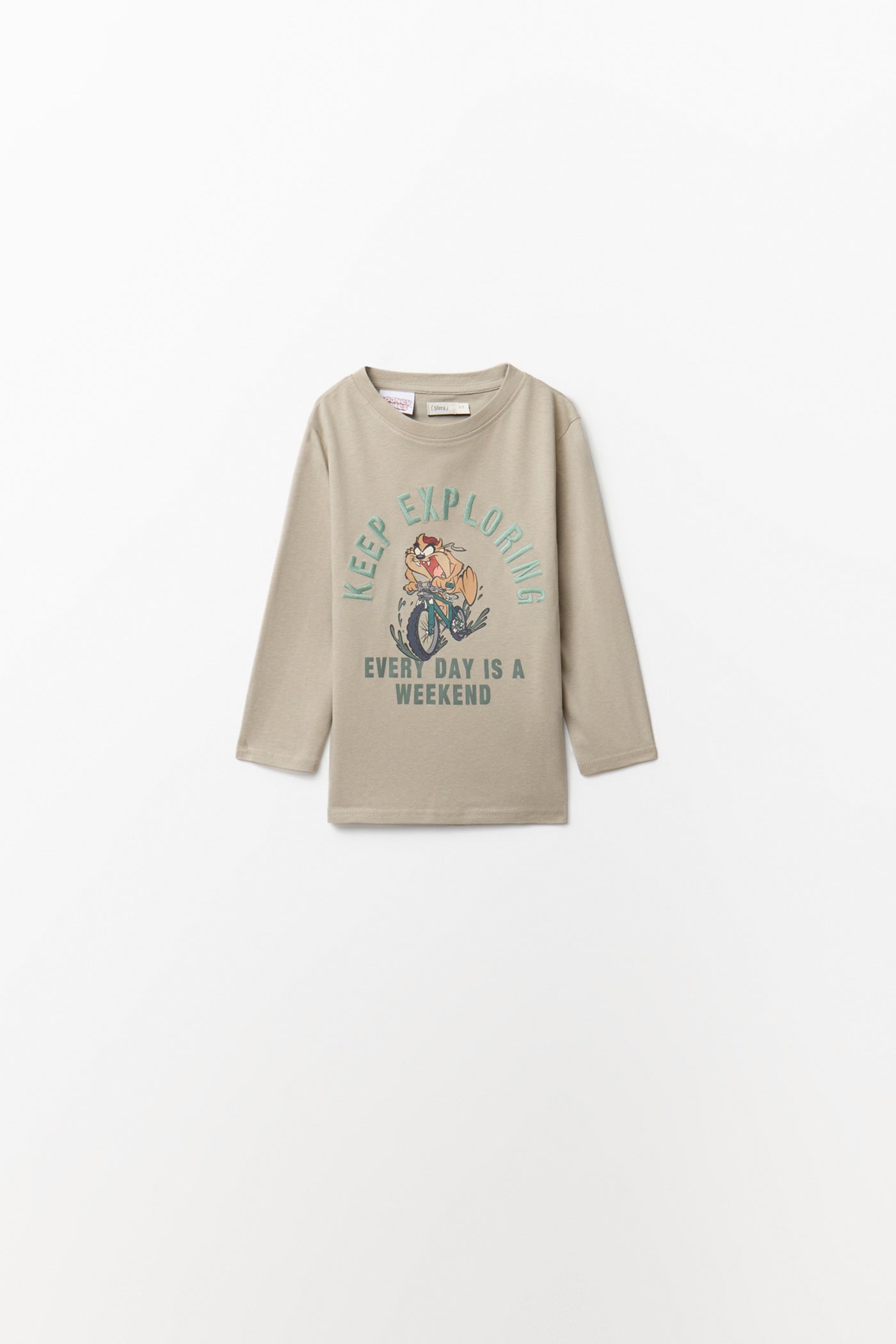 Tasmanian Devil Long Sleeved T-Shirt - Green