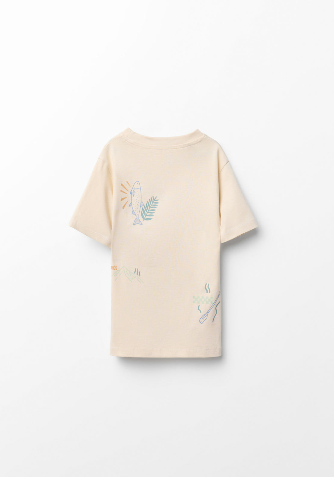 Short Sleeved T-Shirt - Cream