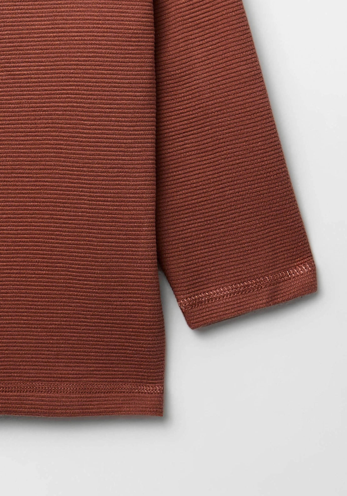 Casual Long Sleeve Jersey Top - Orange